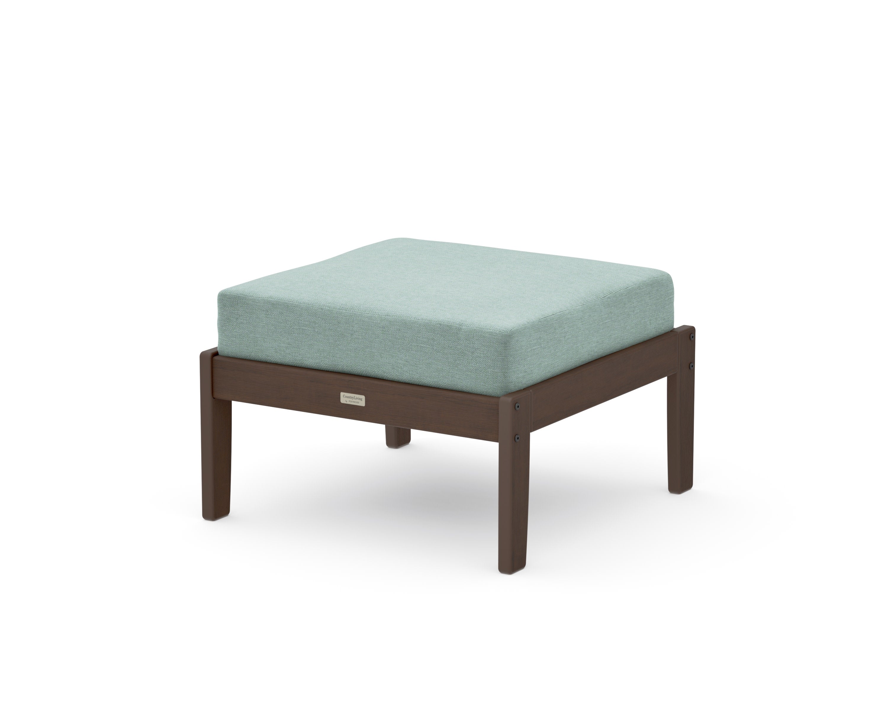Cottage Deep Seating Ottoman in Kona / Glacier Spa