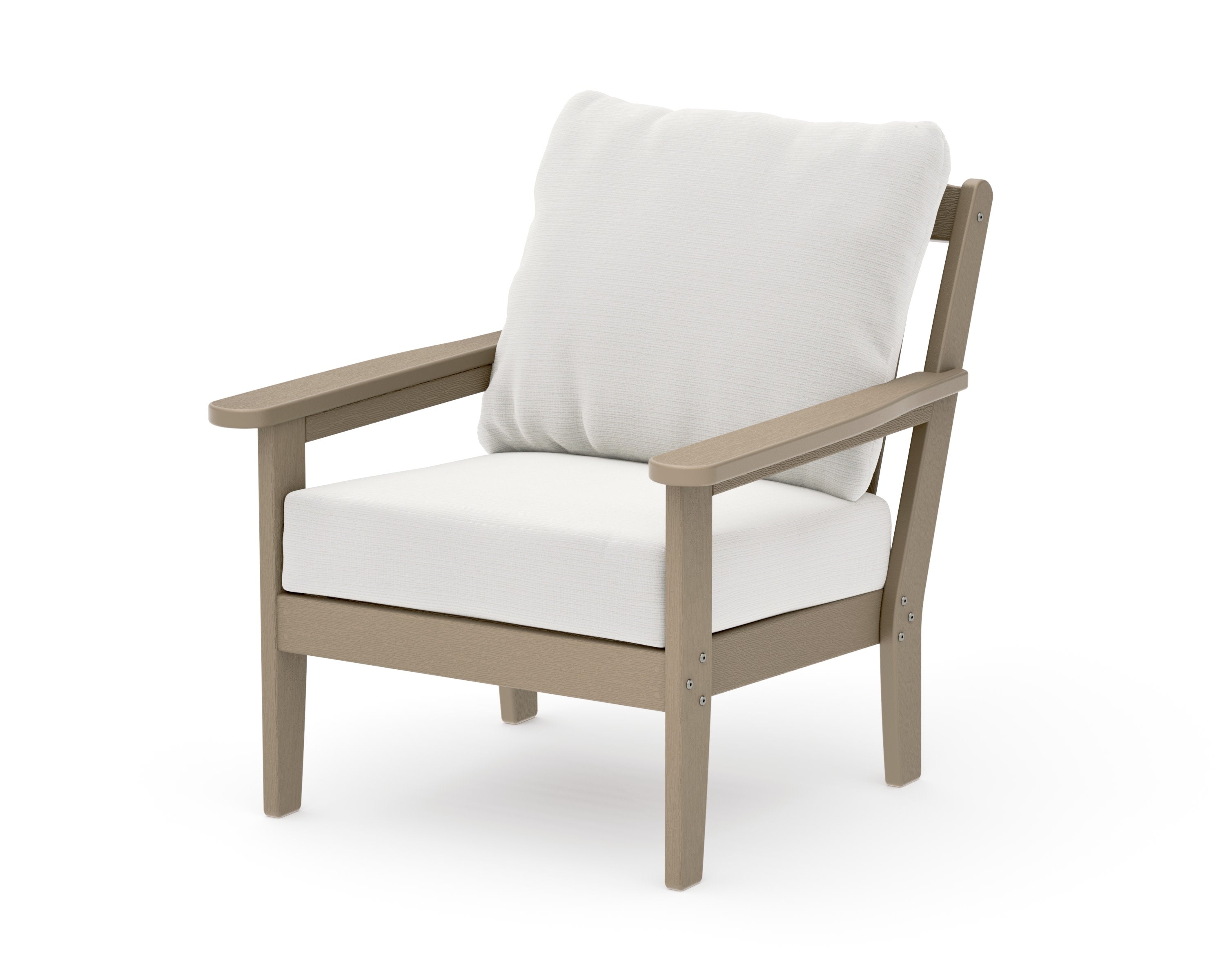 Cottage Deep Seating Chair in Vintage Sahara / Natural Linen