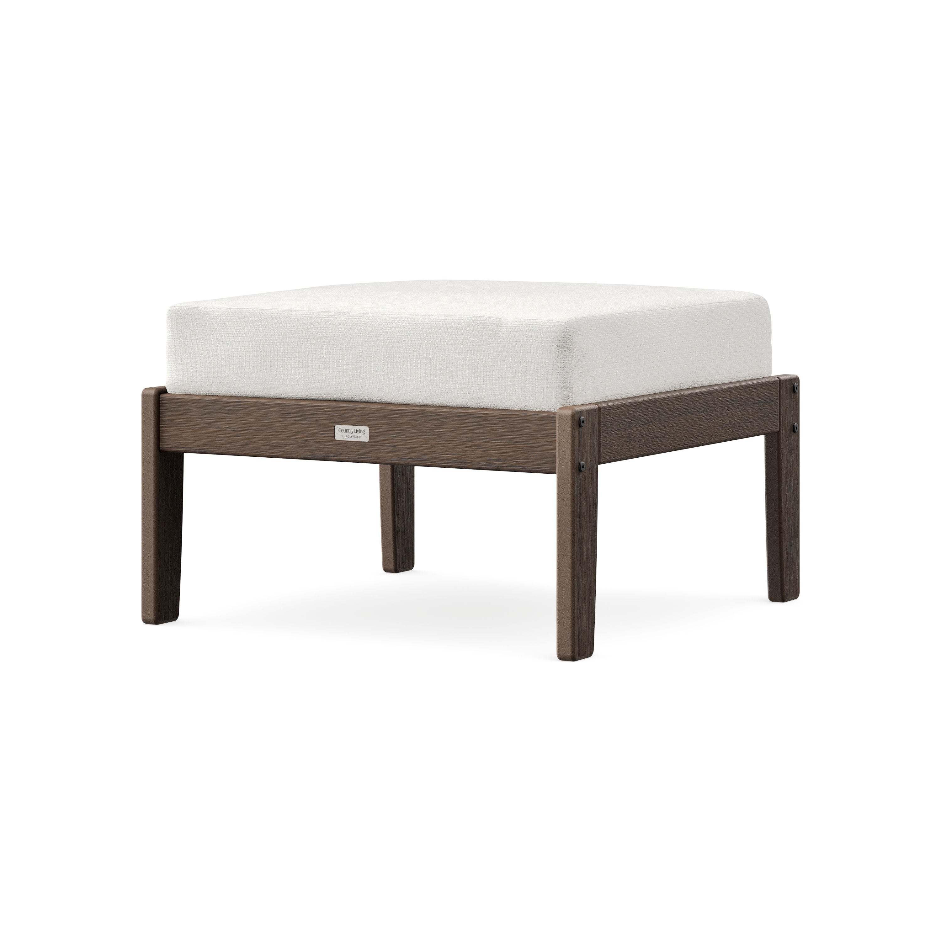 Cottage Deep Seating Ottoman in Kona / Natural Linen