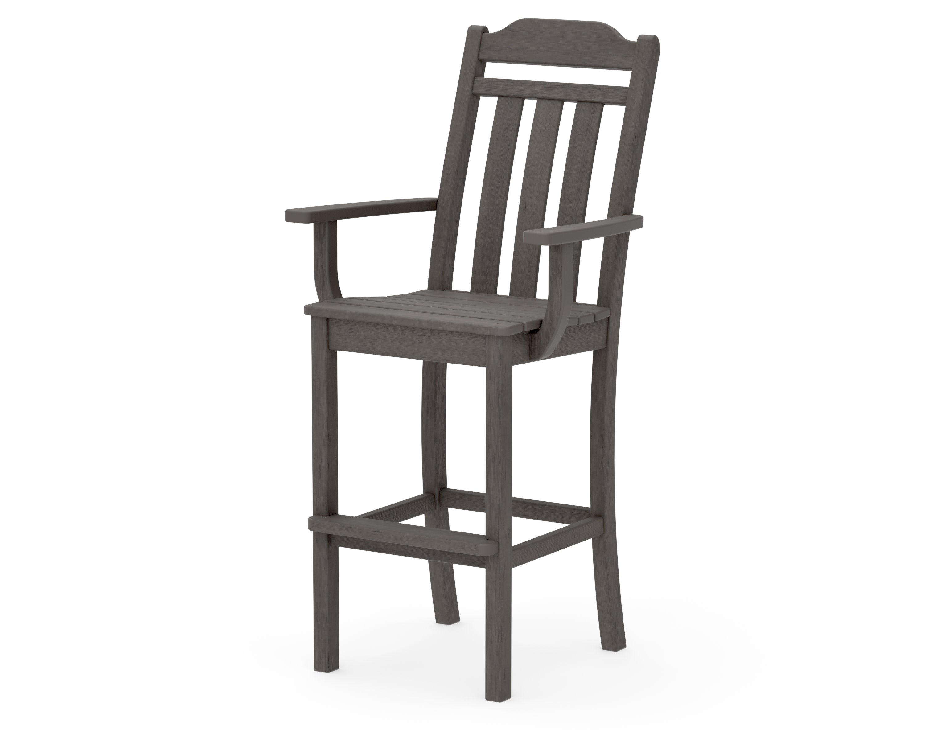 Cottage Bar Arm Chair in Driftwood