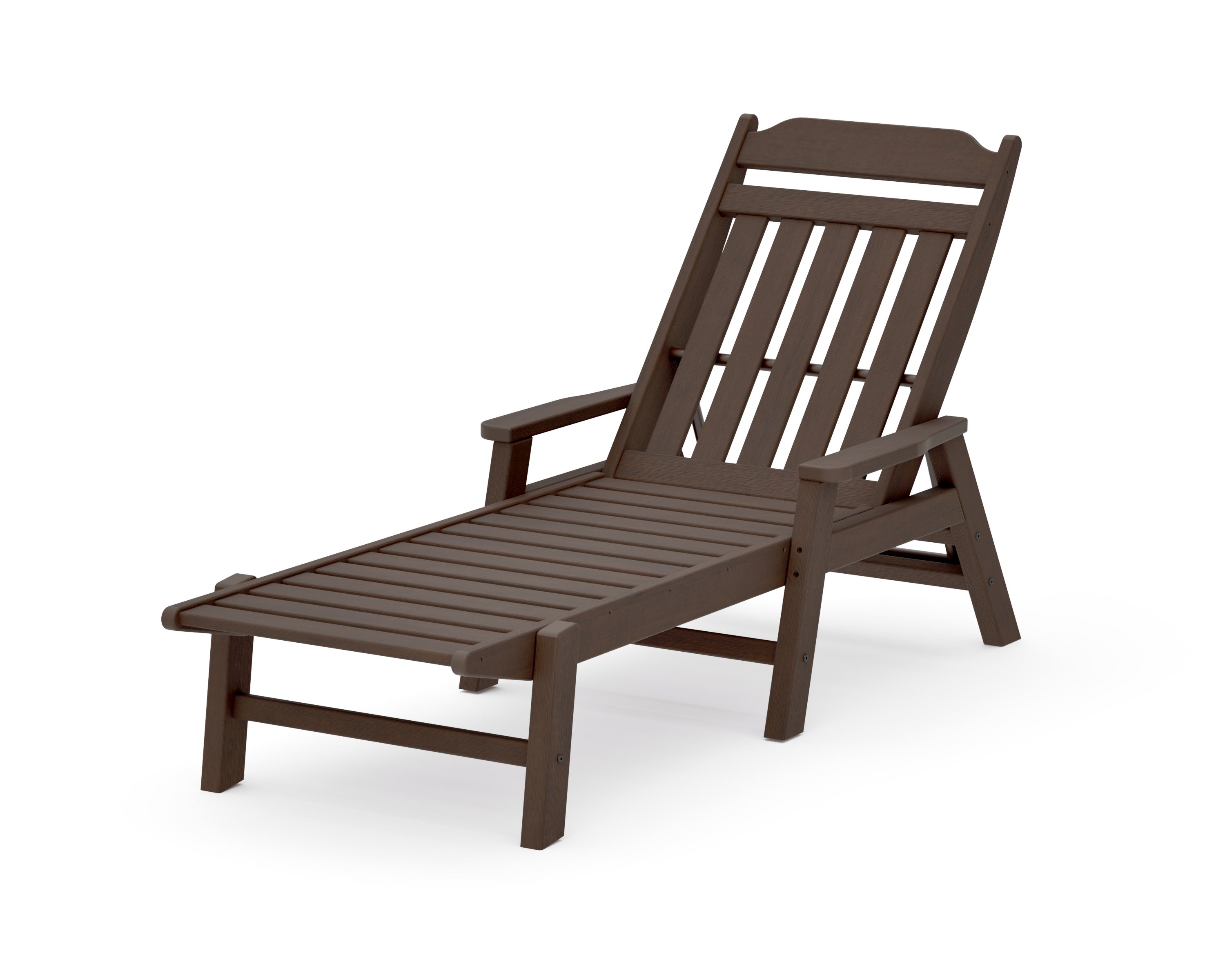 Cottage Chaise with Arms in Kona