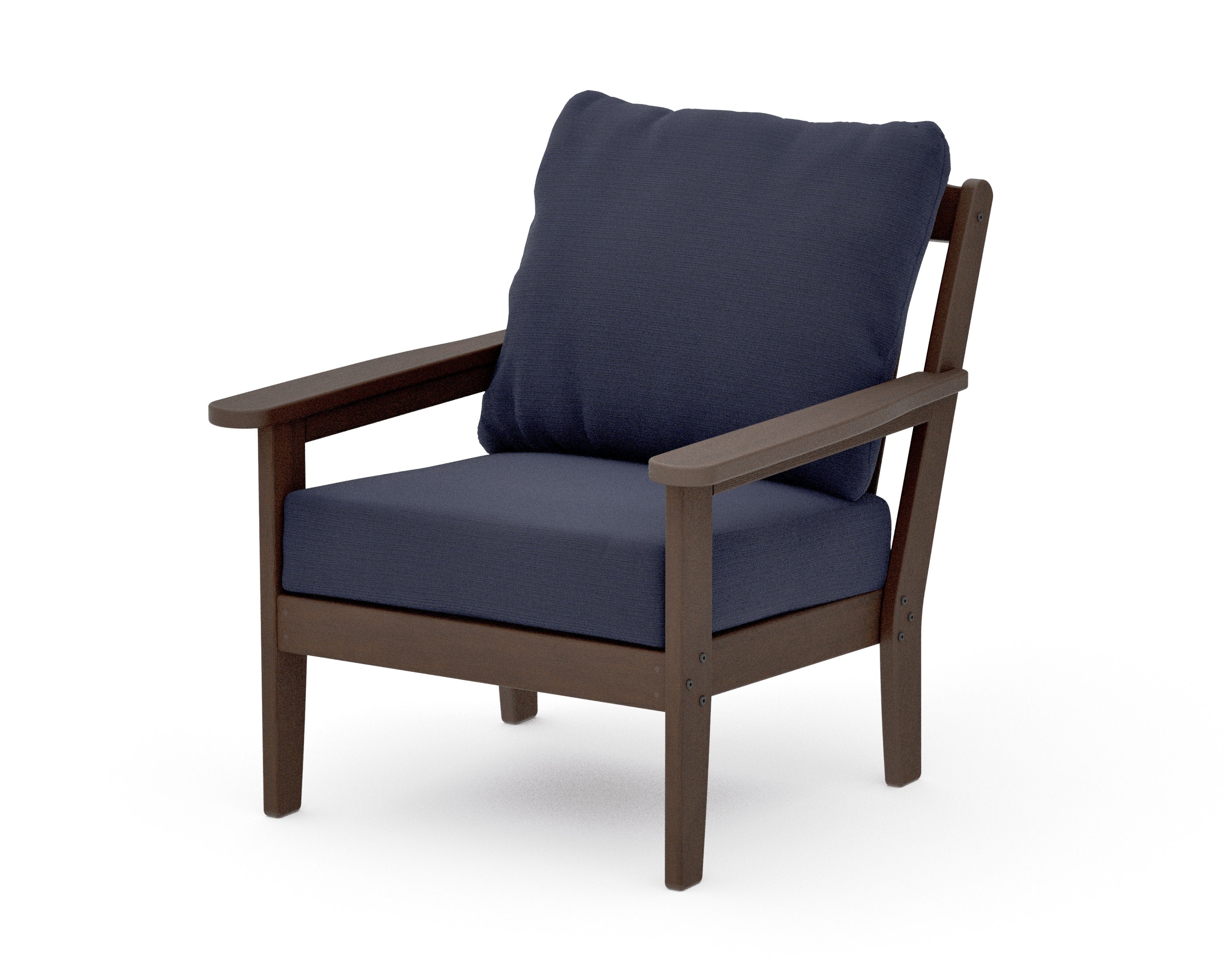 Cottage Deep Seating Chair in Kona / Sky Blue
