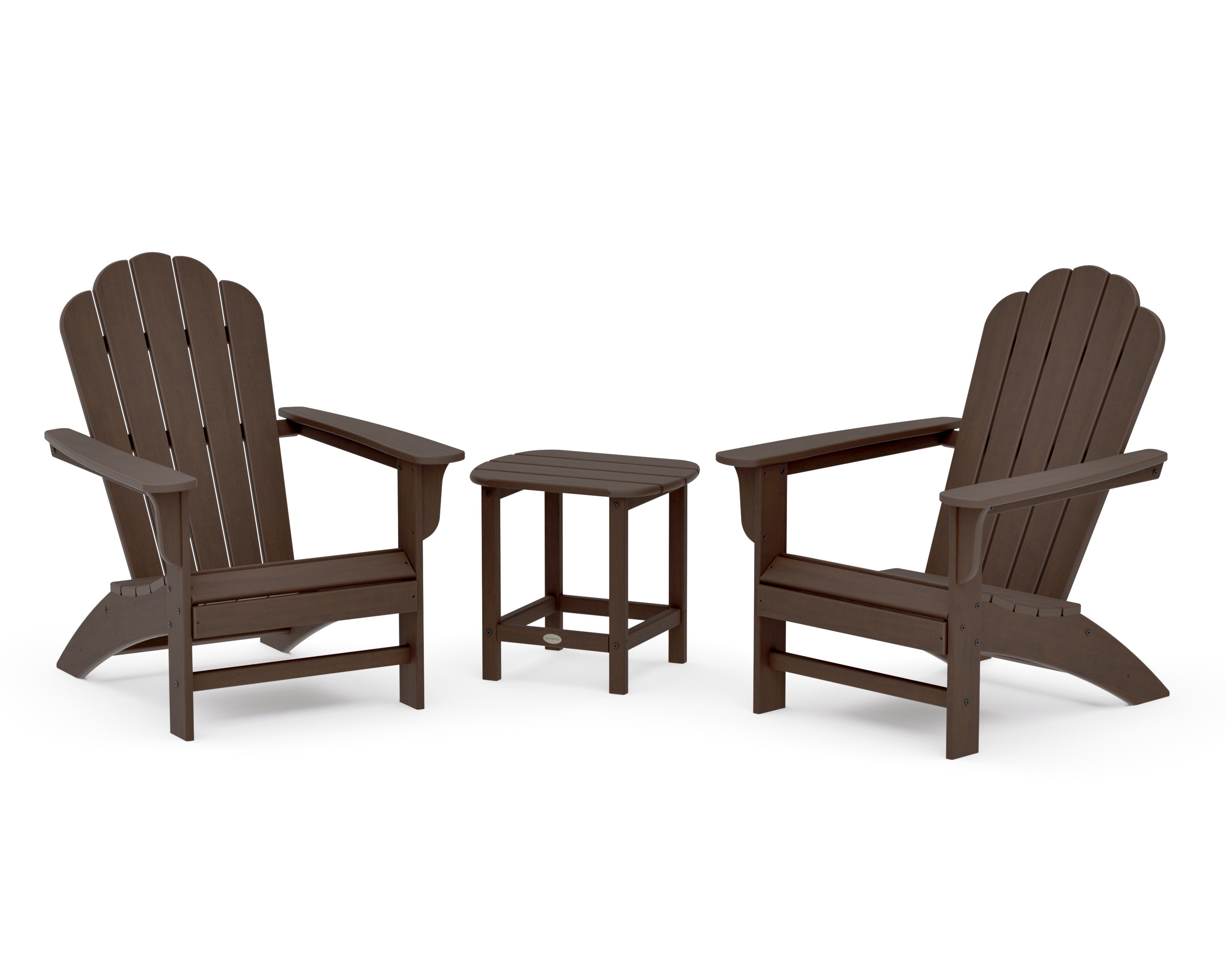 Cottage Adirondack Chair 3-Piece Set in Kona