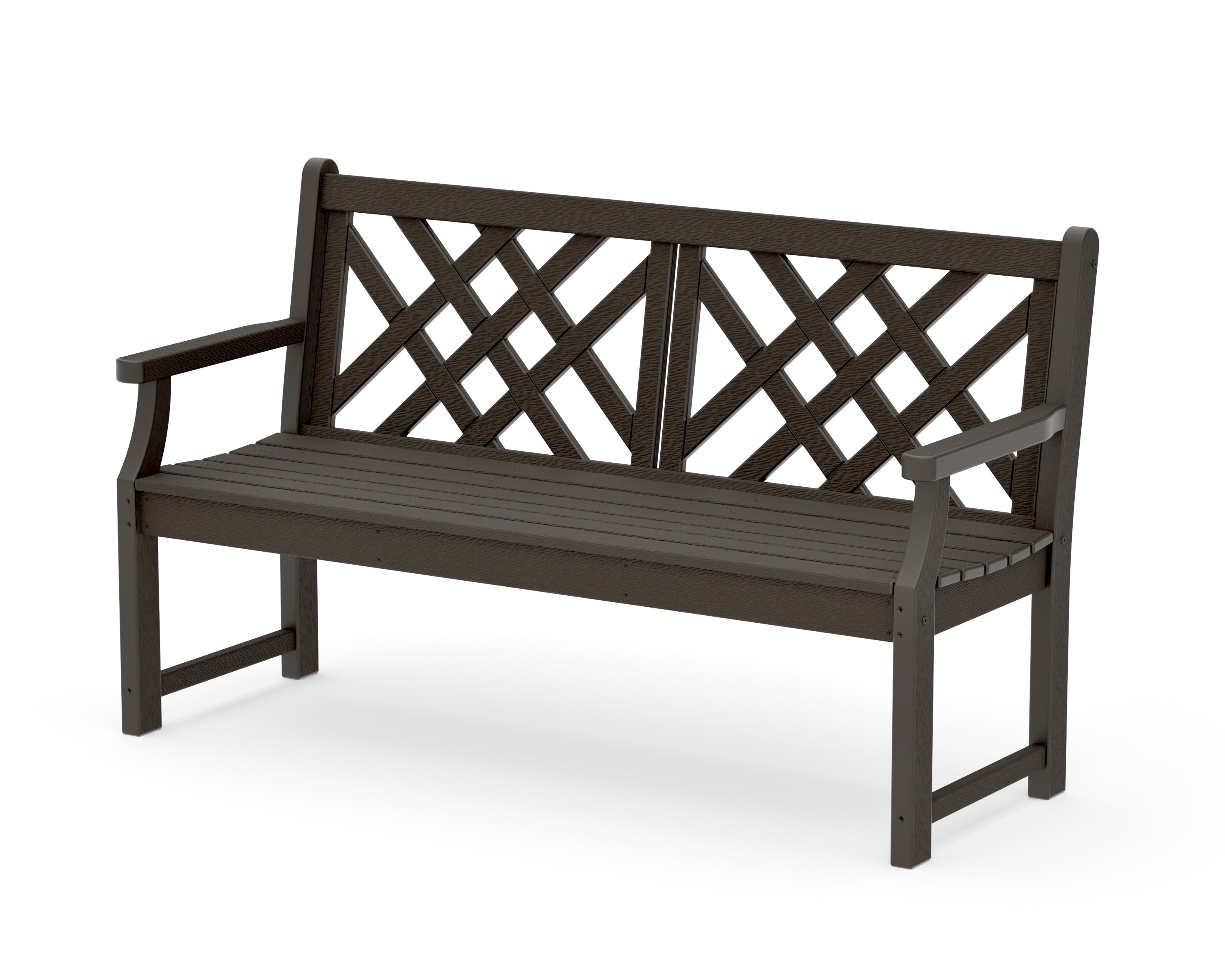 Wovendale 60" Bench in Vintage Coffee
