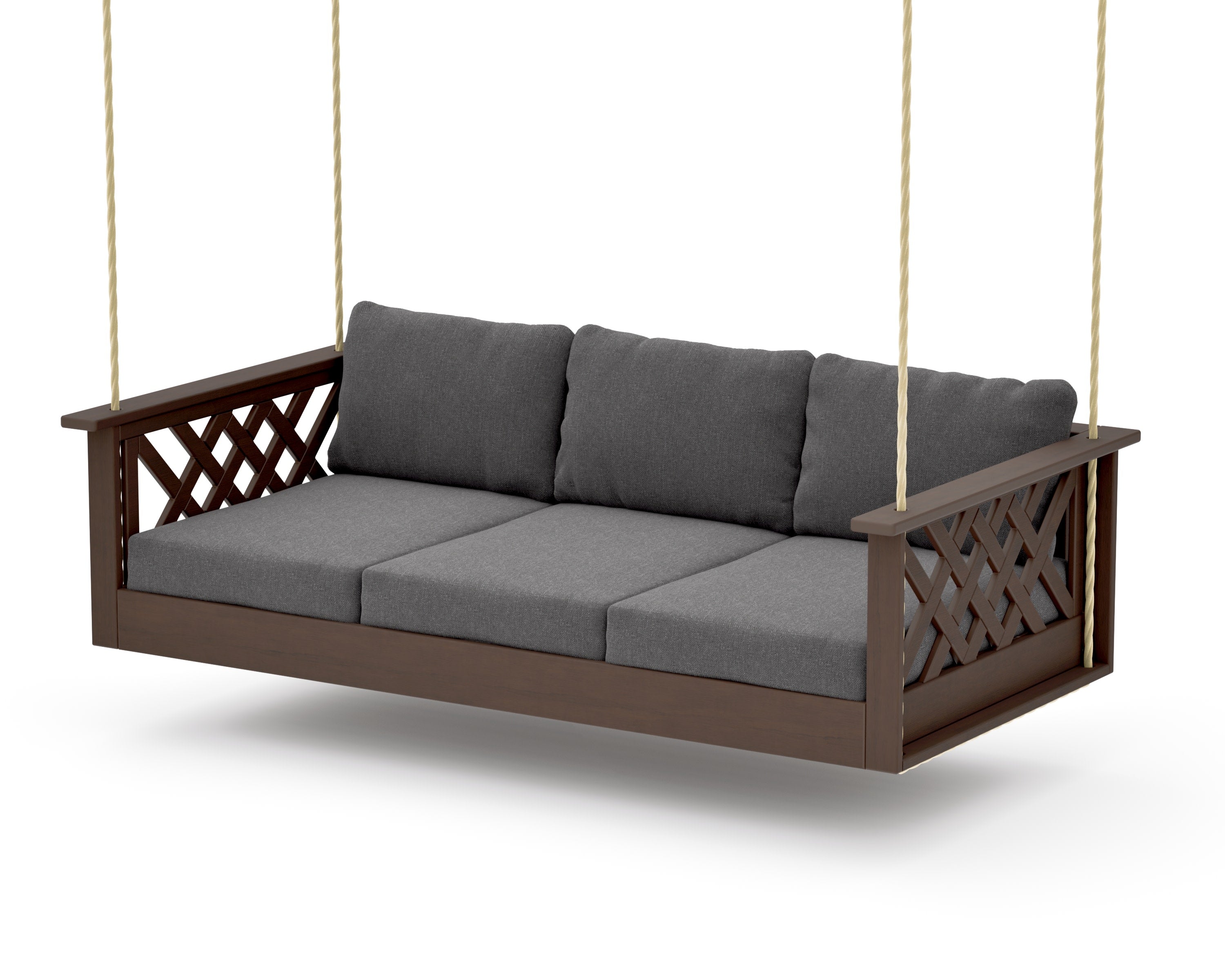 Wovendale Daybed Swing in Kona / Ash Charcoal