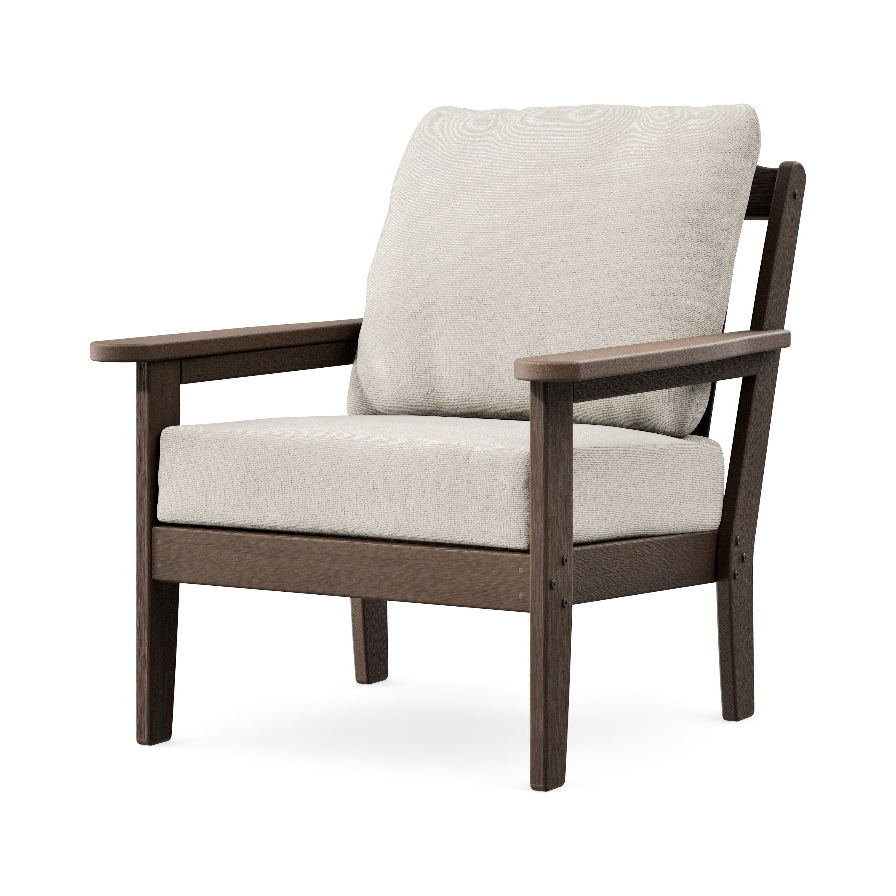 Cottage Deep Seating Chair in Kona / Dune Burlap
