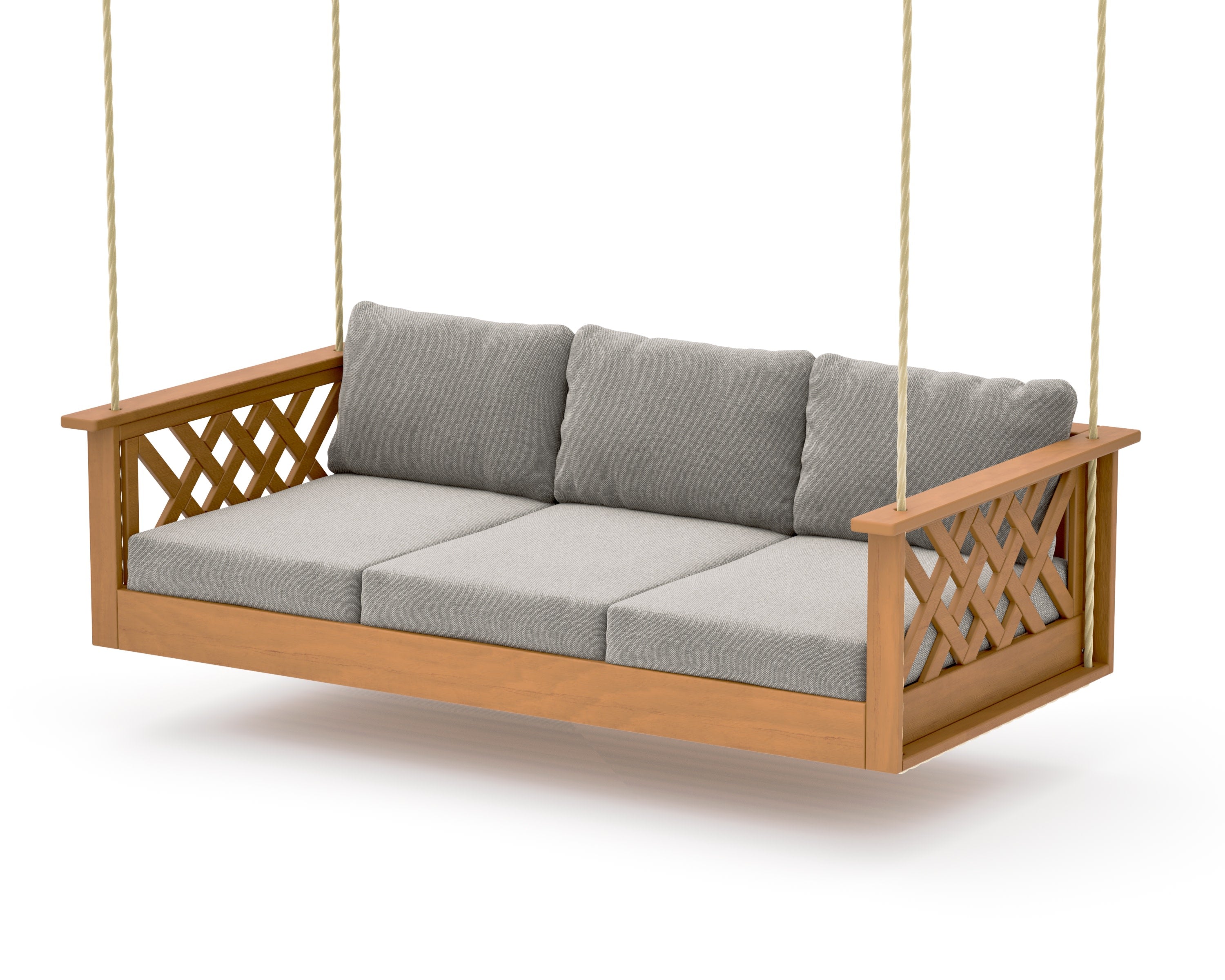 Wovendale Daybed Swing in Natural / Weathered Tweed