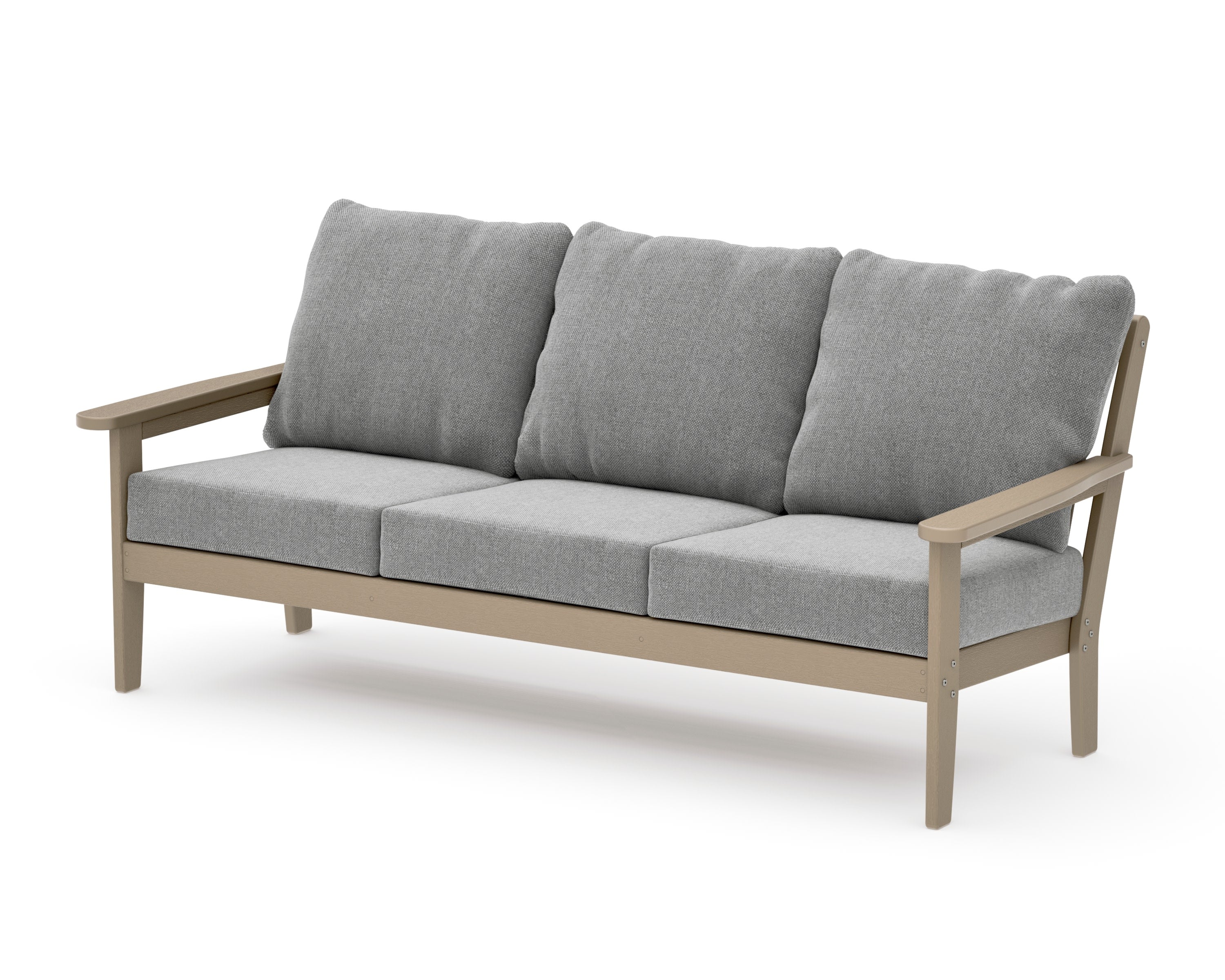Cottage Deep Seating Sofa in Vintage Sahara / Grey Mist