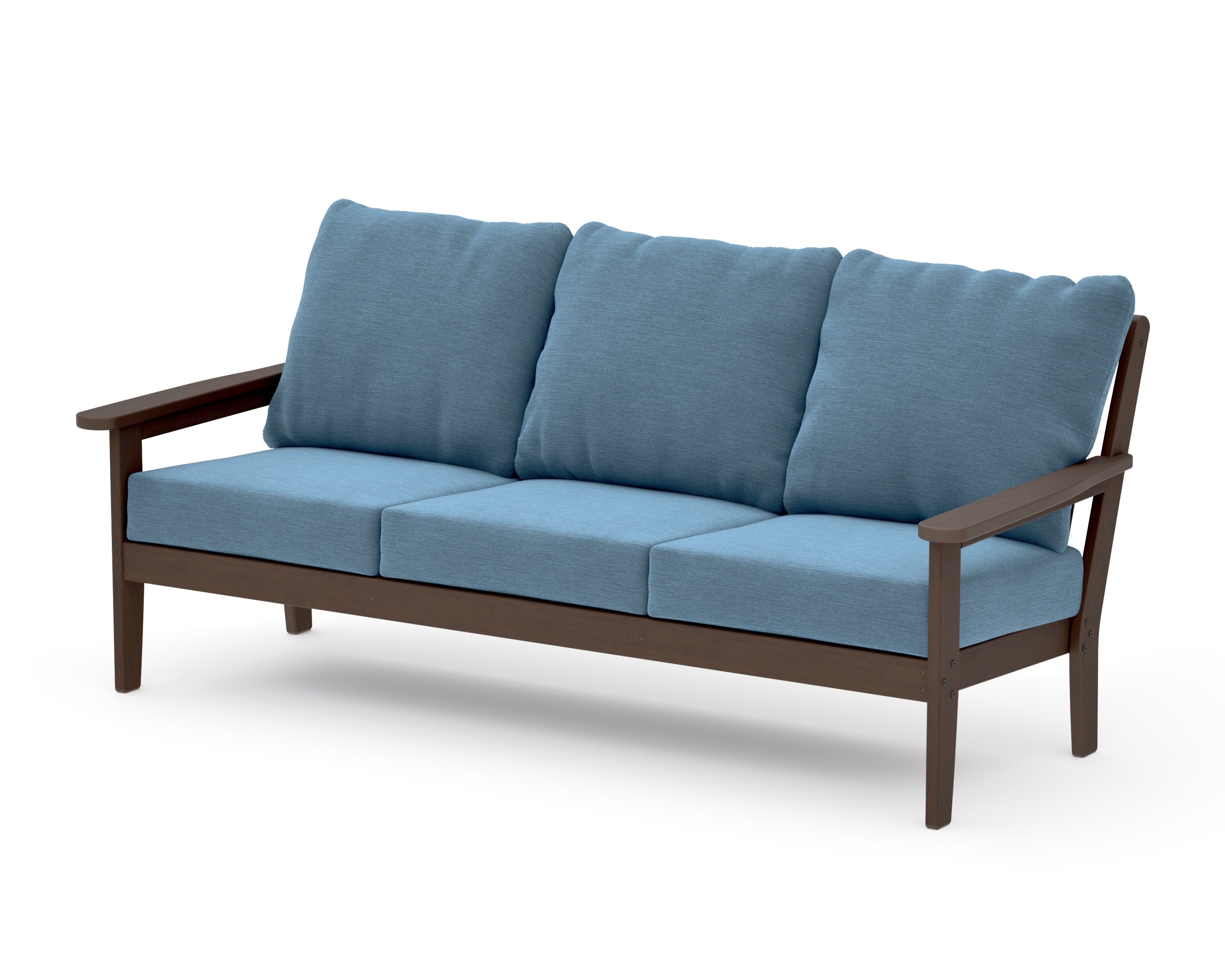 Cottage Deep Seating Sofa in Kona / Sky Blue