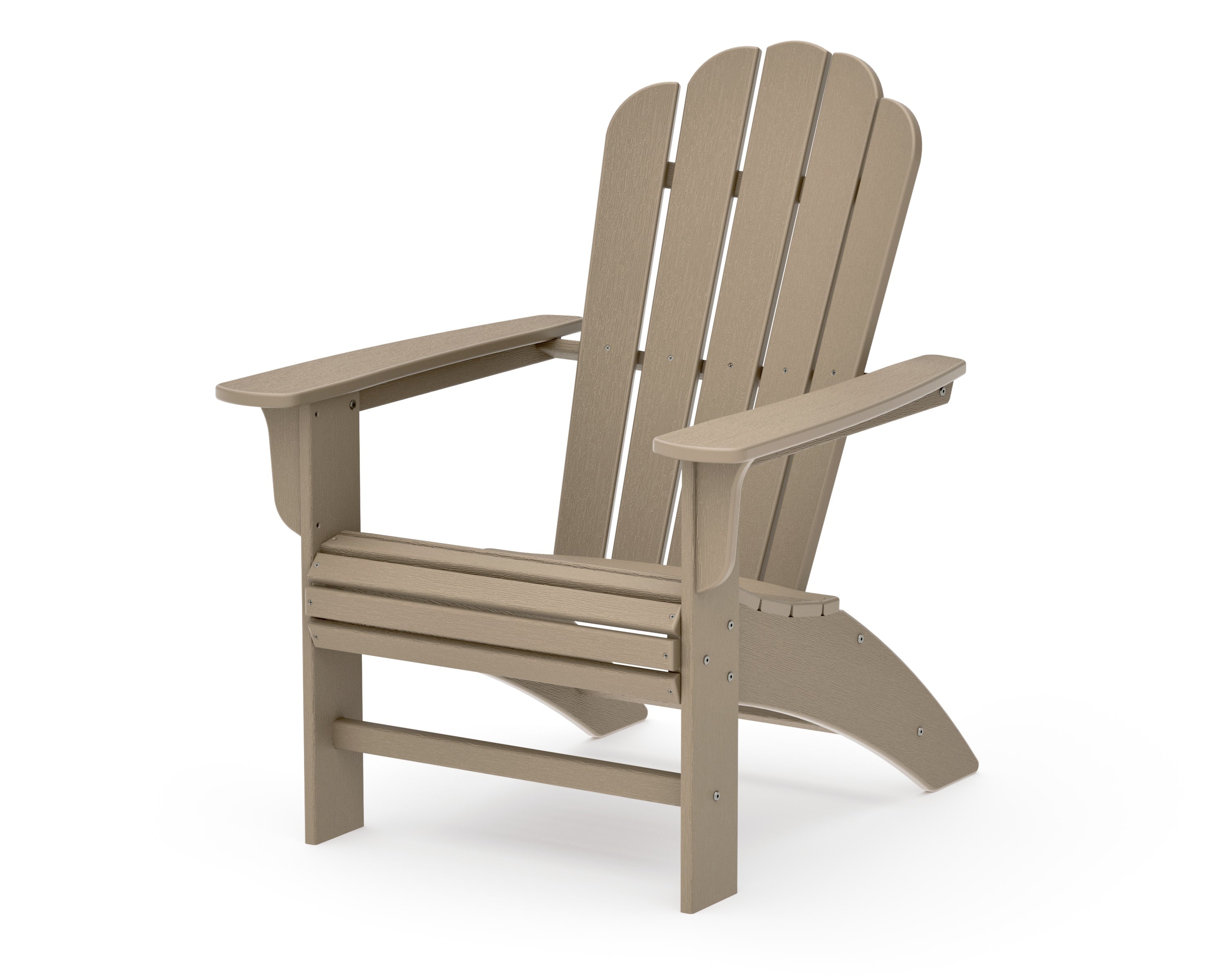 Cottage Curveback Adirondack Chair in Vintage Sahara