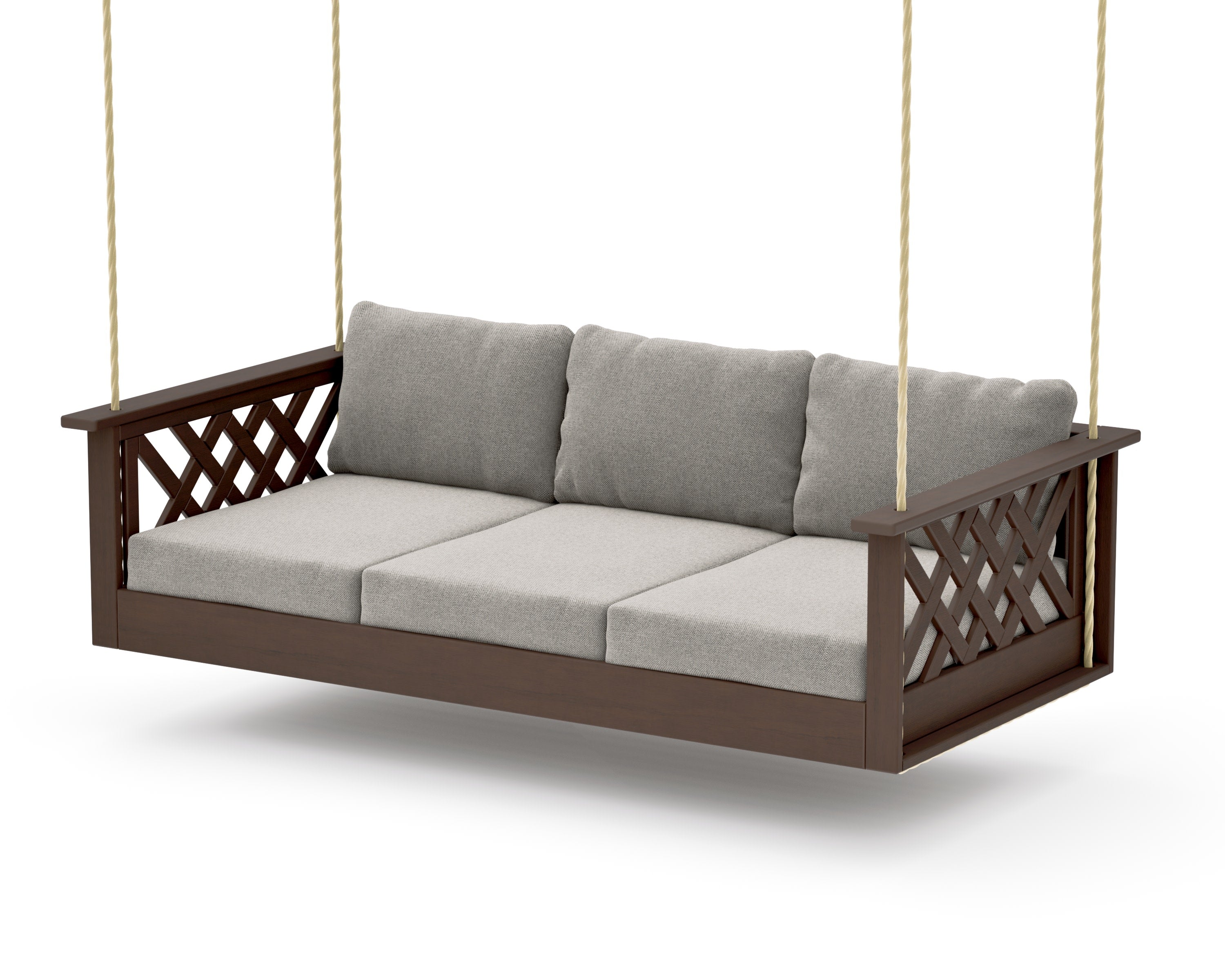 Wovendale Daybed Swing in Kona / Weathered Tweed
