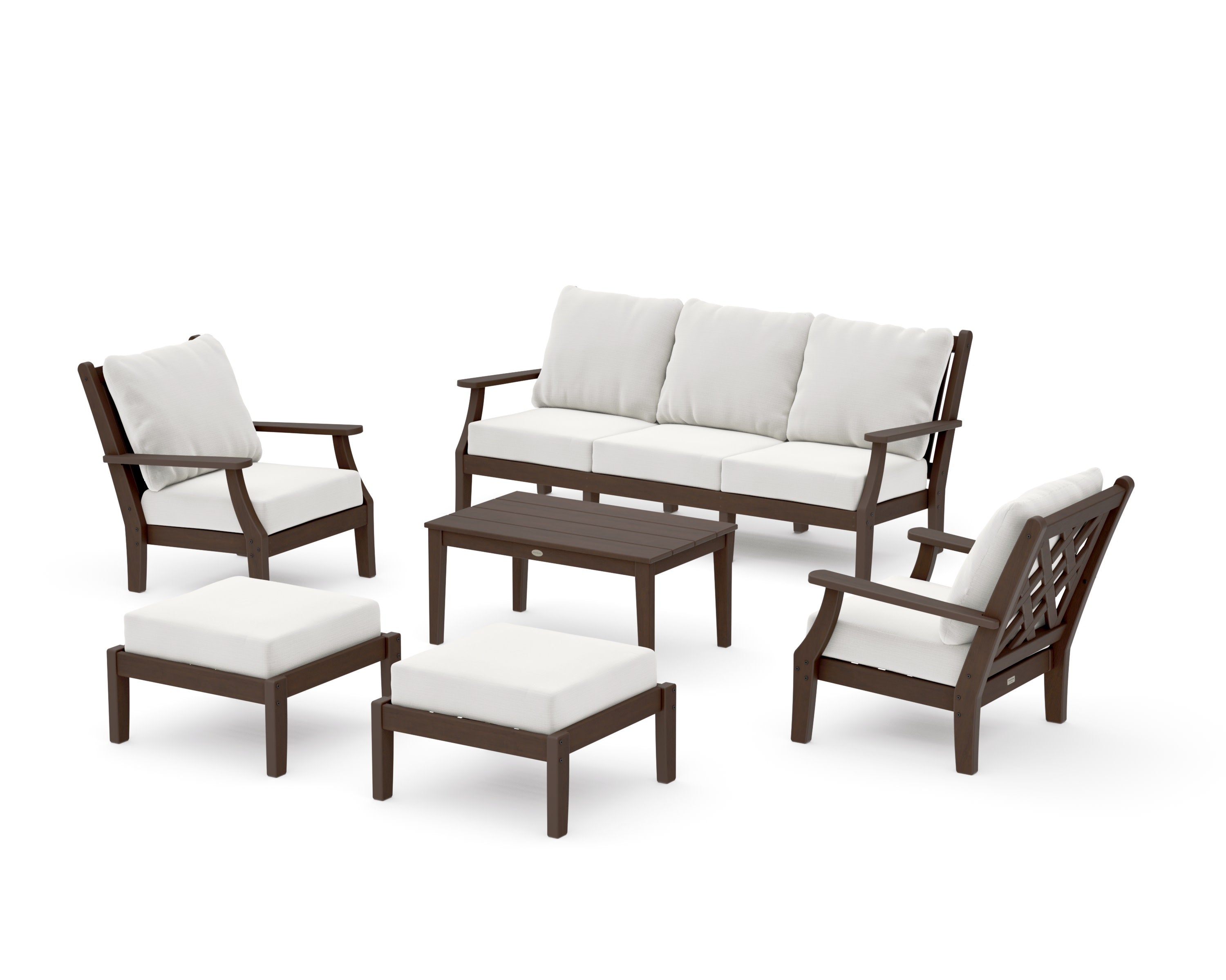Wovendale 6-Piece Lounge Sofa Set in Kona / Natural Linen