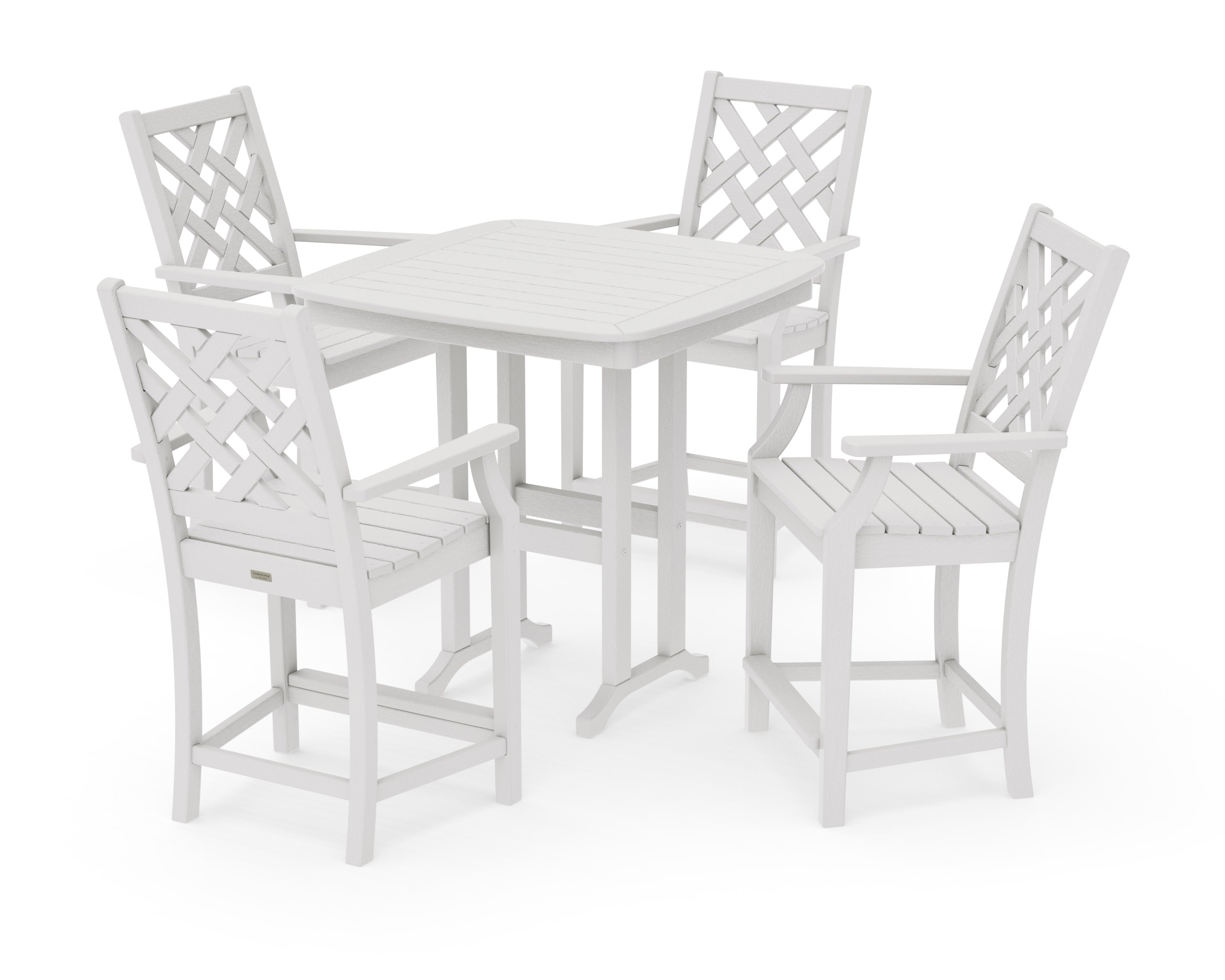Wovendale 5-Piece Counter Set in Vintage White