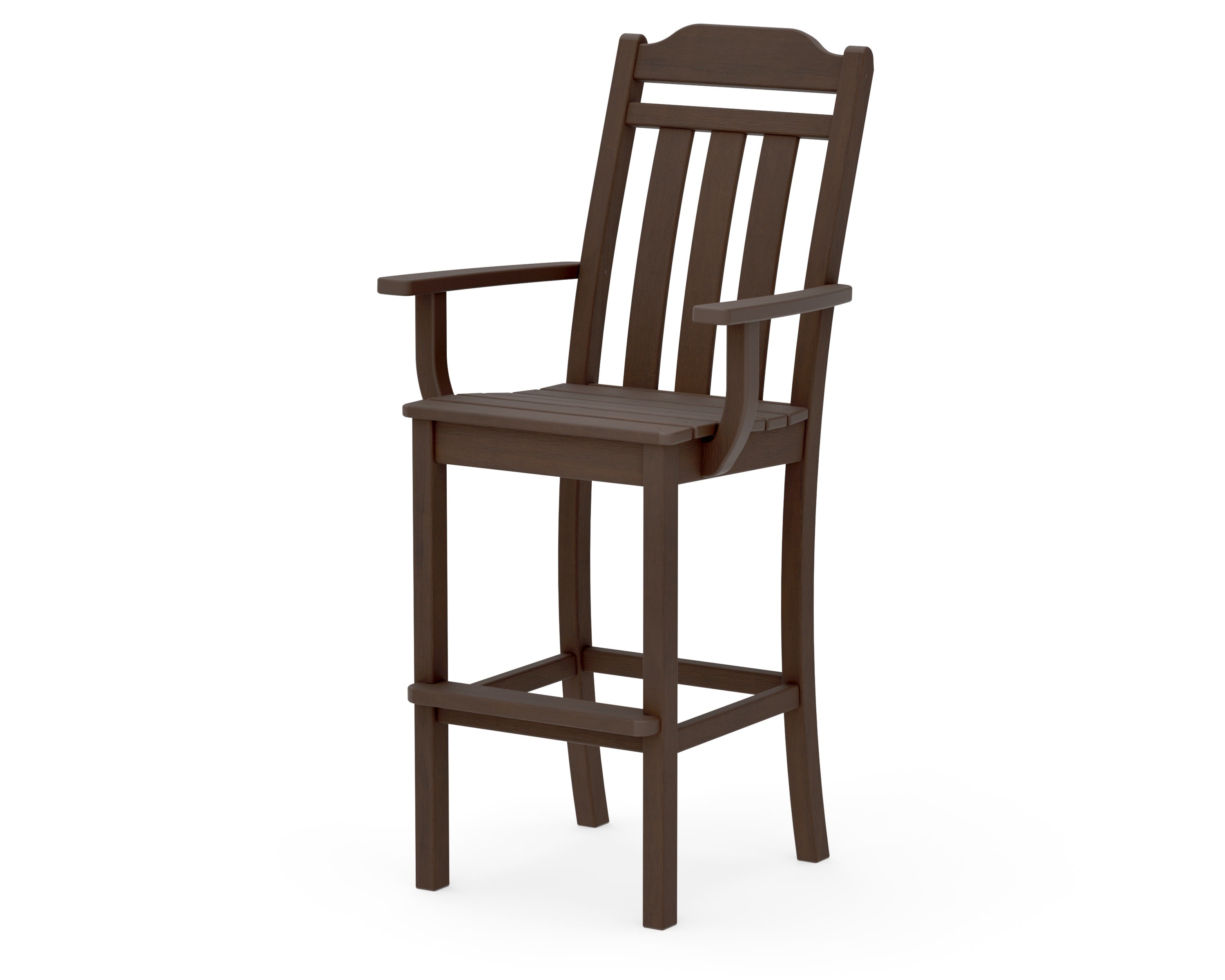 Cottage Bar Arm Chair in Kona