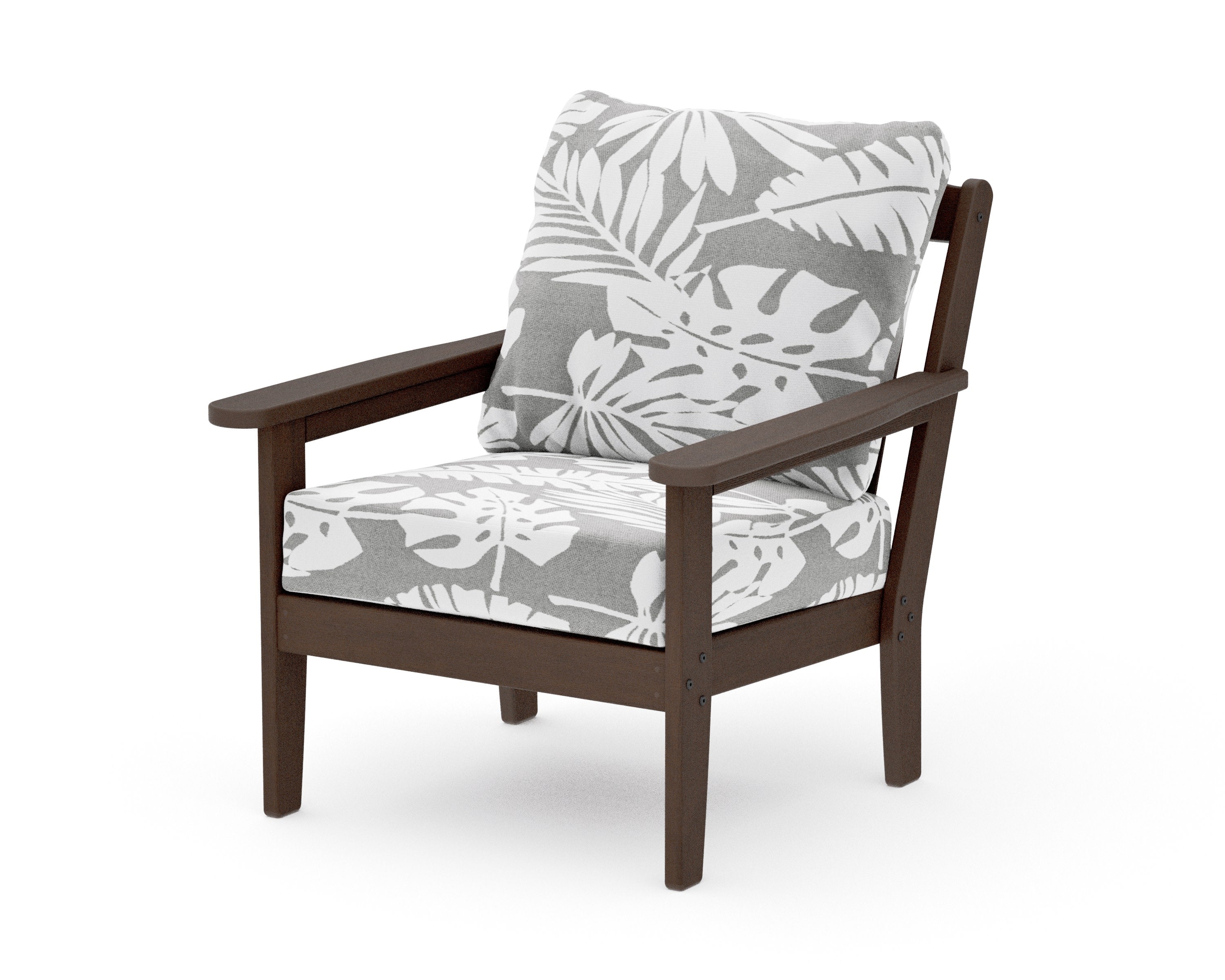 Cottage Deep Seating Chair in Kona / Leaf Grey Mist