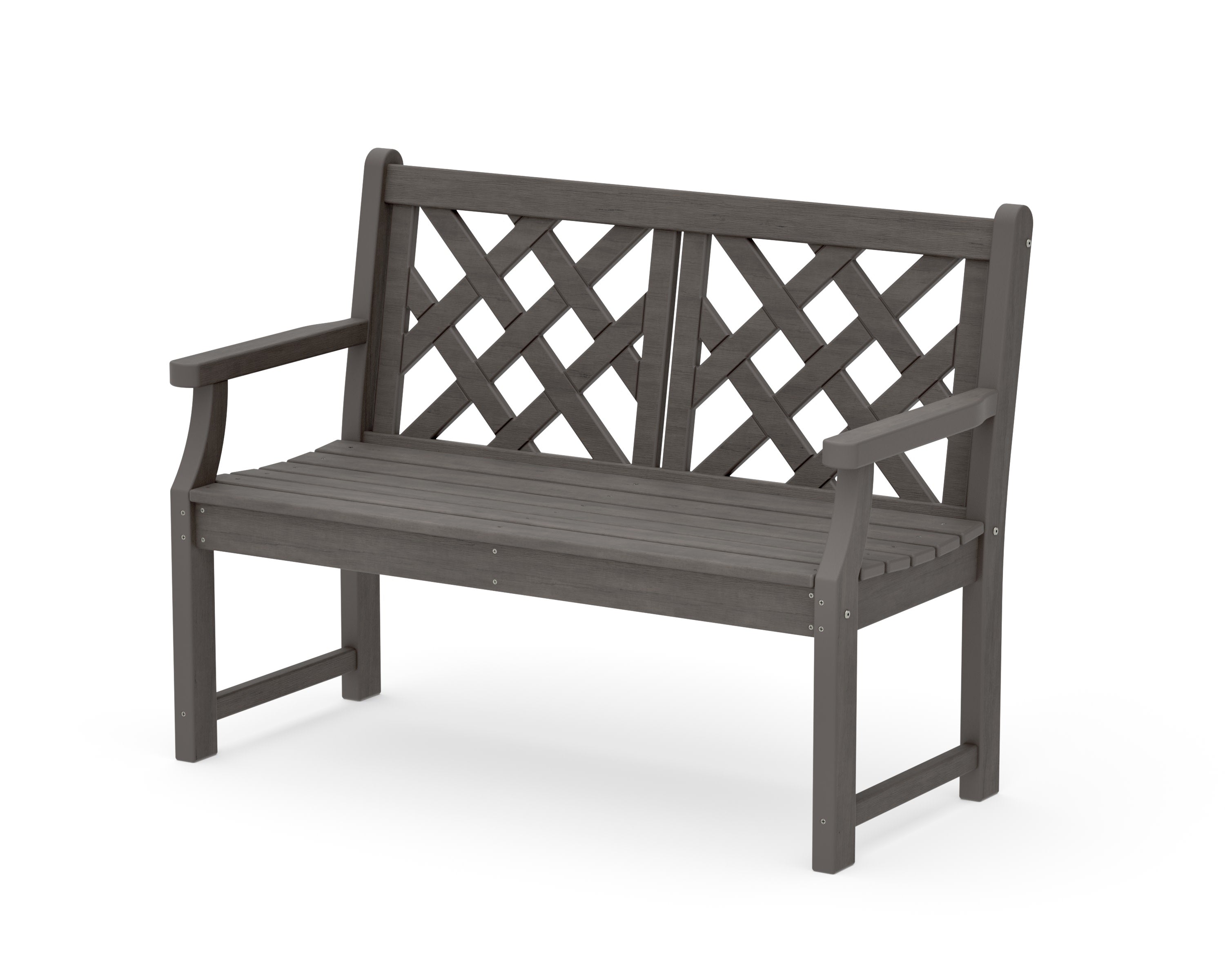 Wovendale 48" Bench in Driftwood