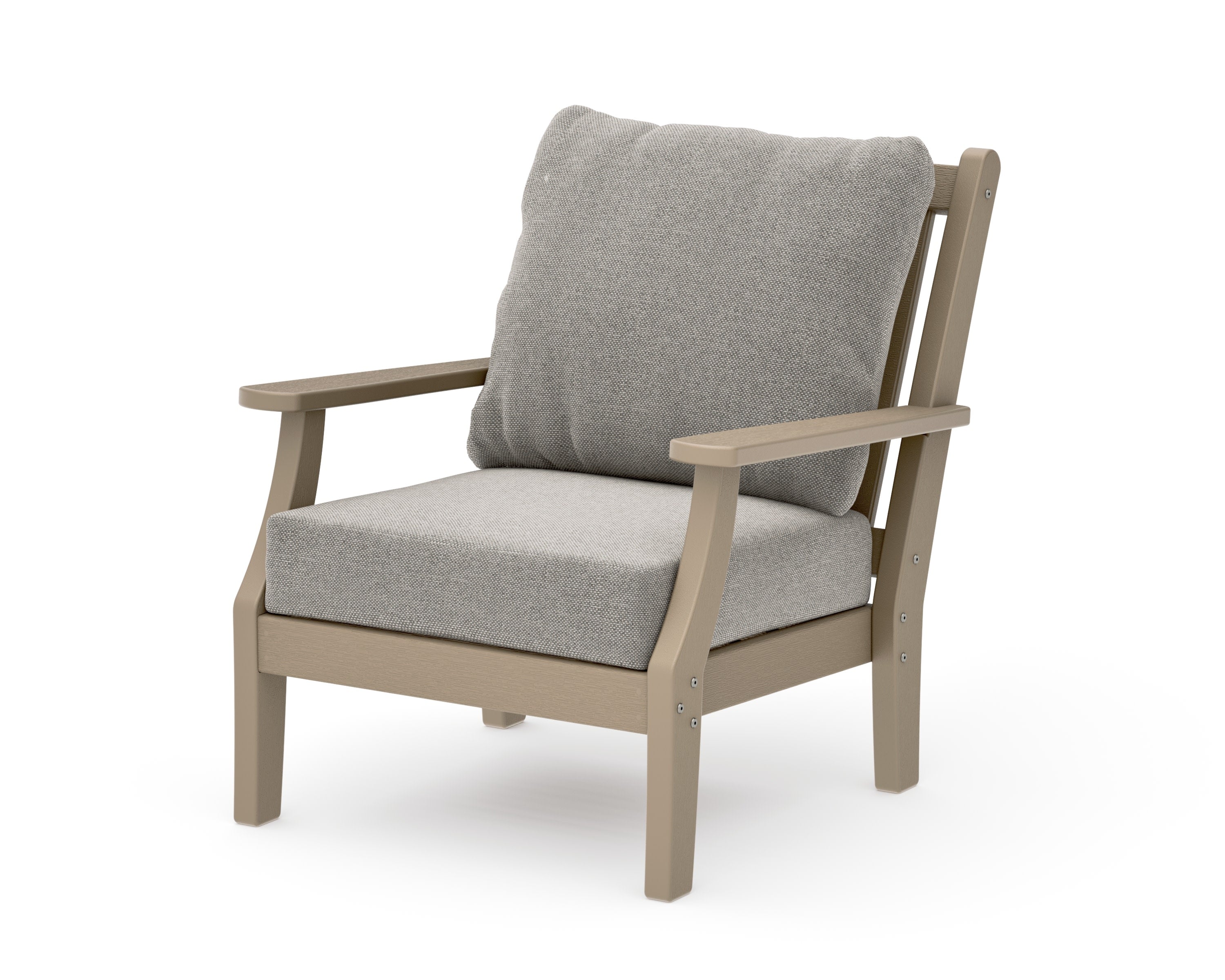 Wovendale Deep Seating Chair in Vintage Sahara / Weathered Tweed