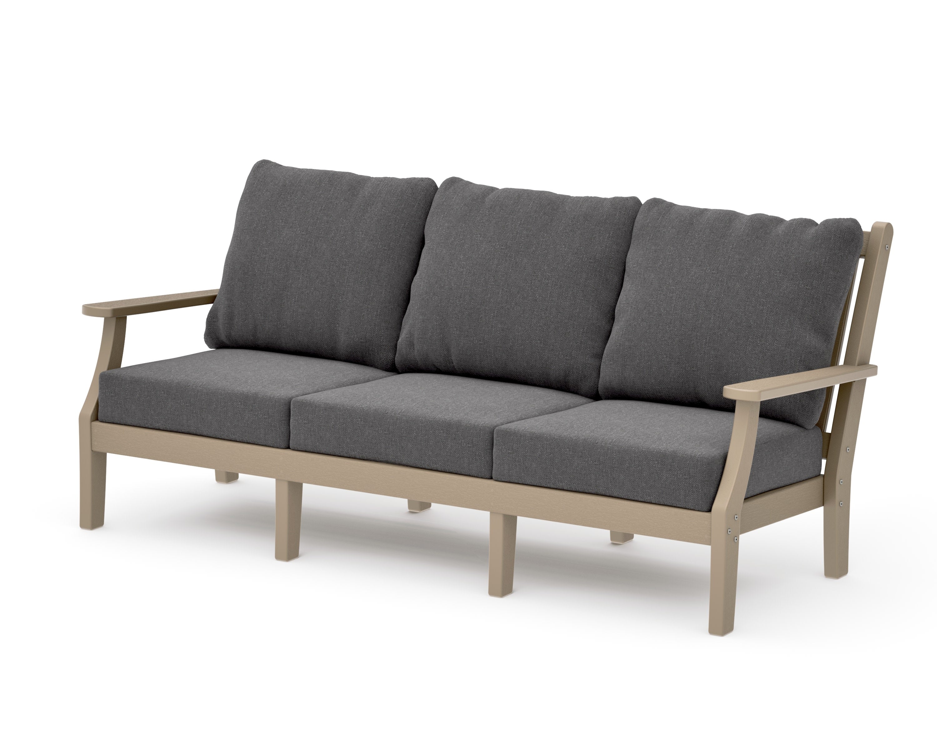 Wovendale Deep Seating Sofa in Vintage Sahara / Ash Charcoal