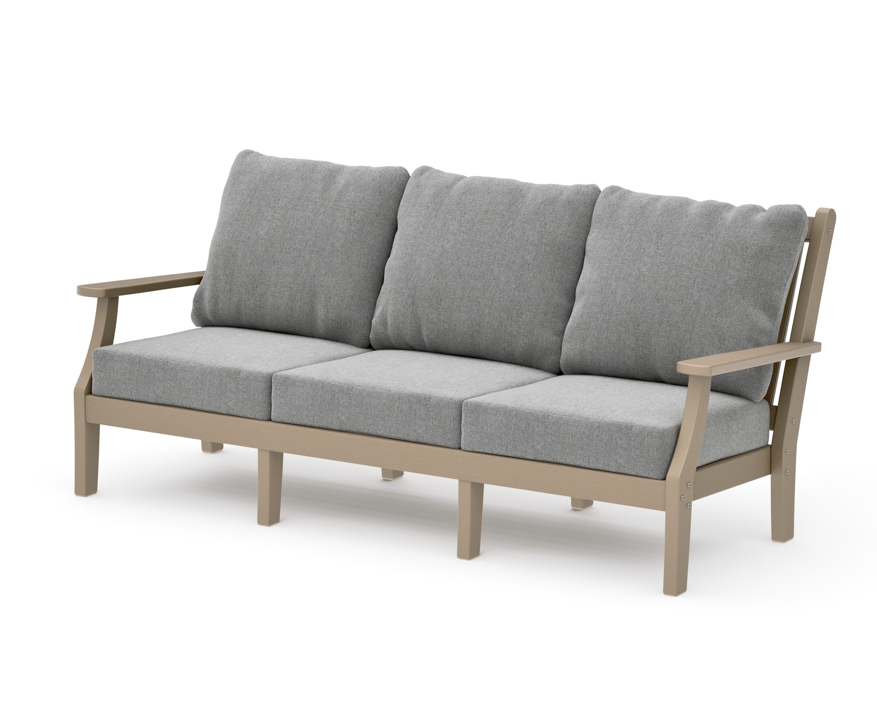 Wovendale Deep Seating Sofa in Vintage Sahara / Grey Mist