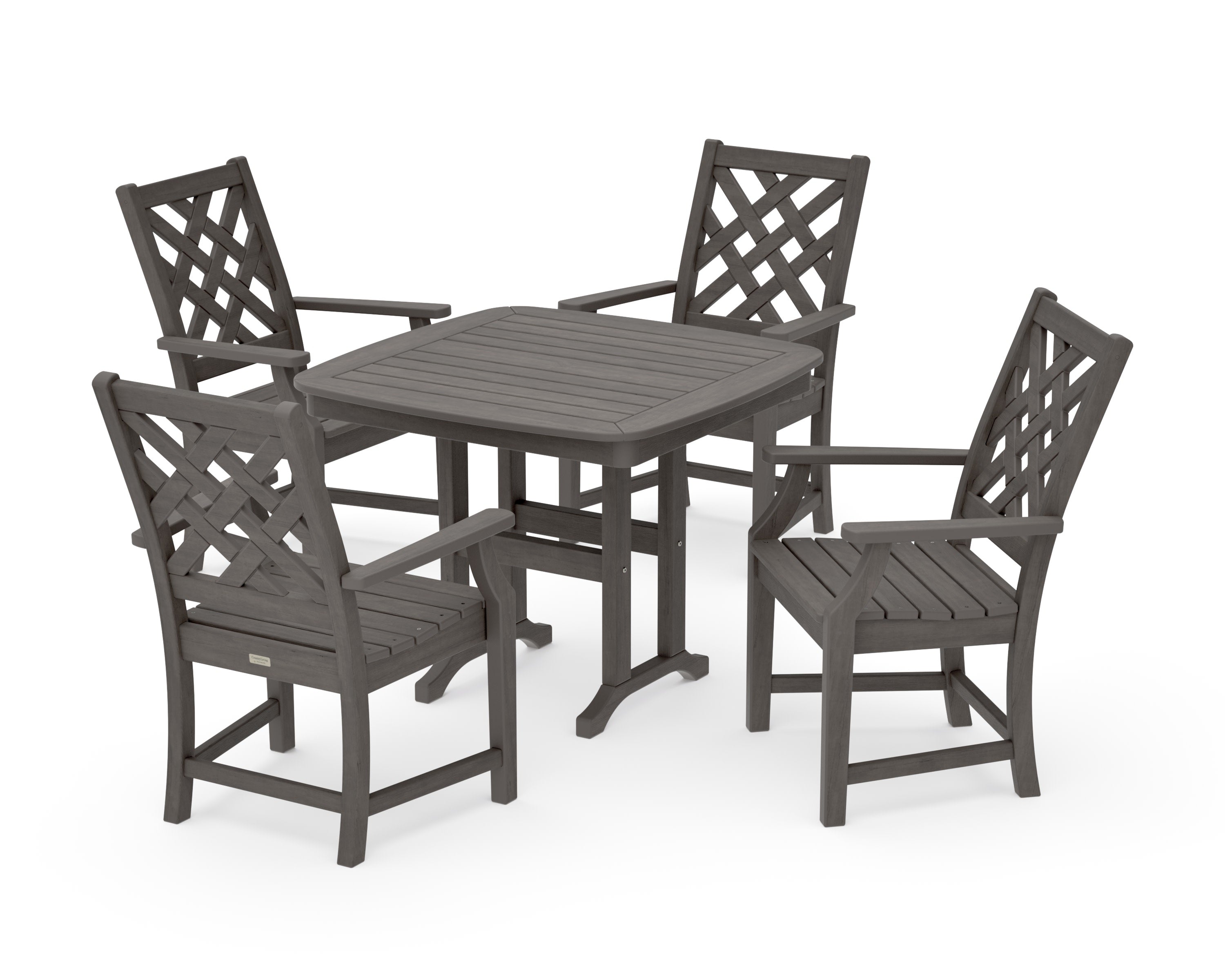 Wovendale 5-Piece Dining Set in Driftwood