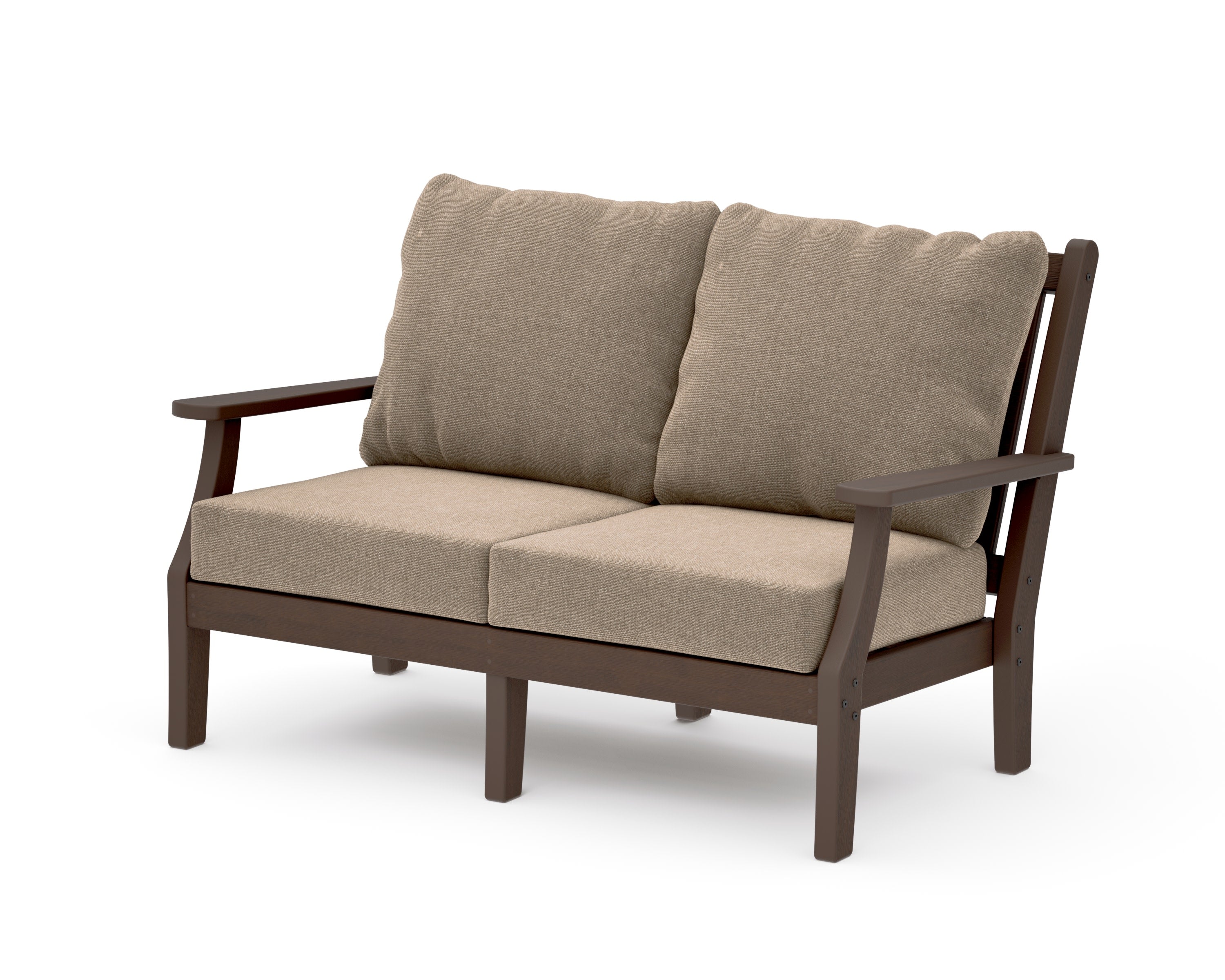 Wovendale Deep Seating Loveseat in Kona / Spiced Burlap
