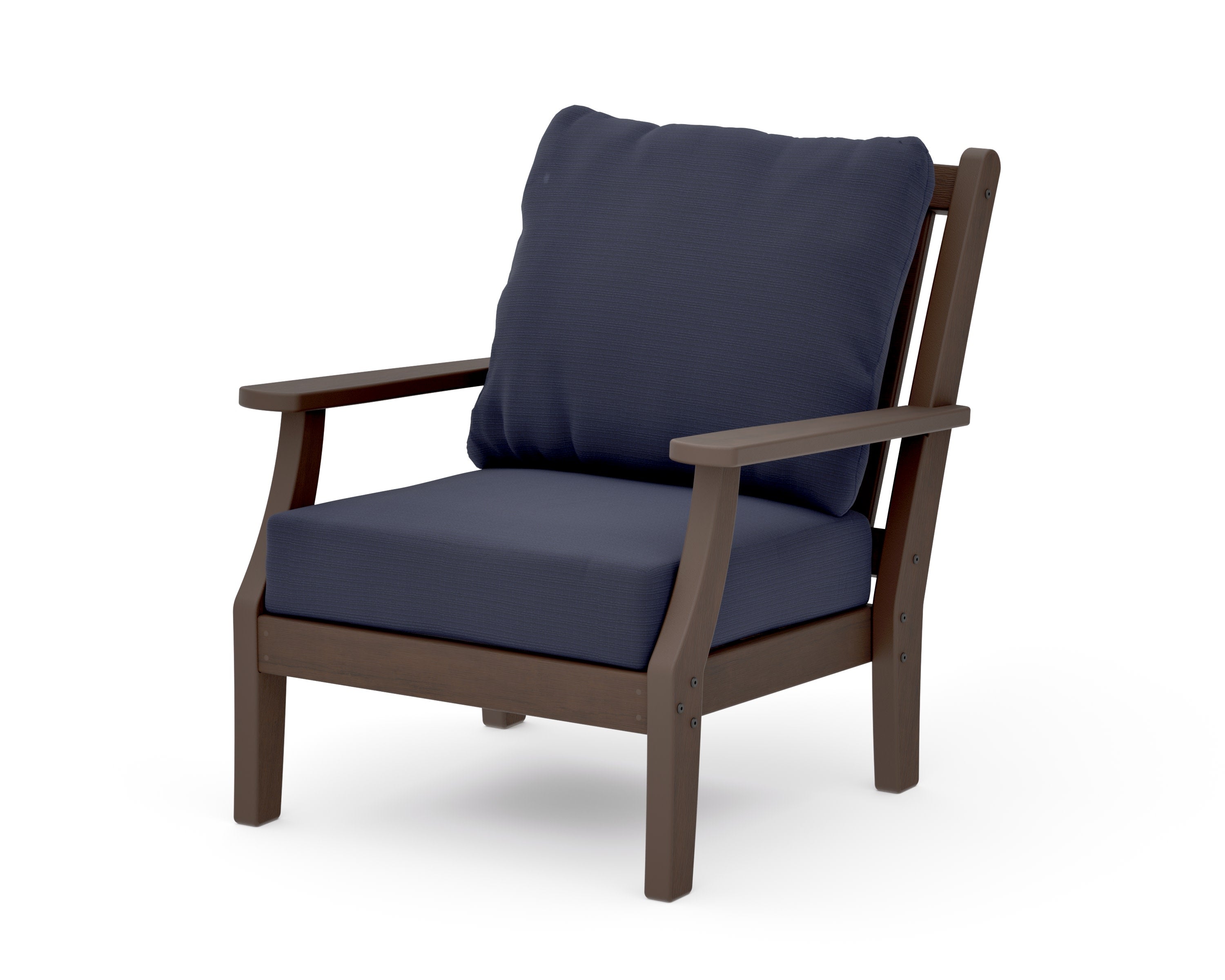 Wovendale Deep Seating Chair in Kona / Navy Linen