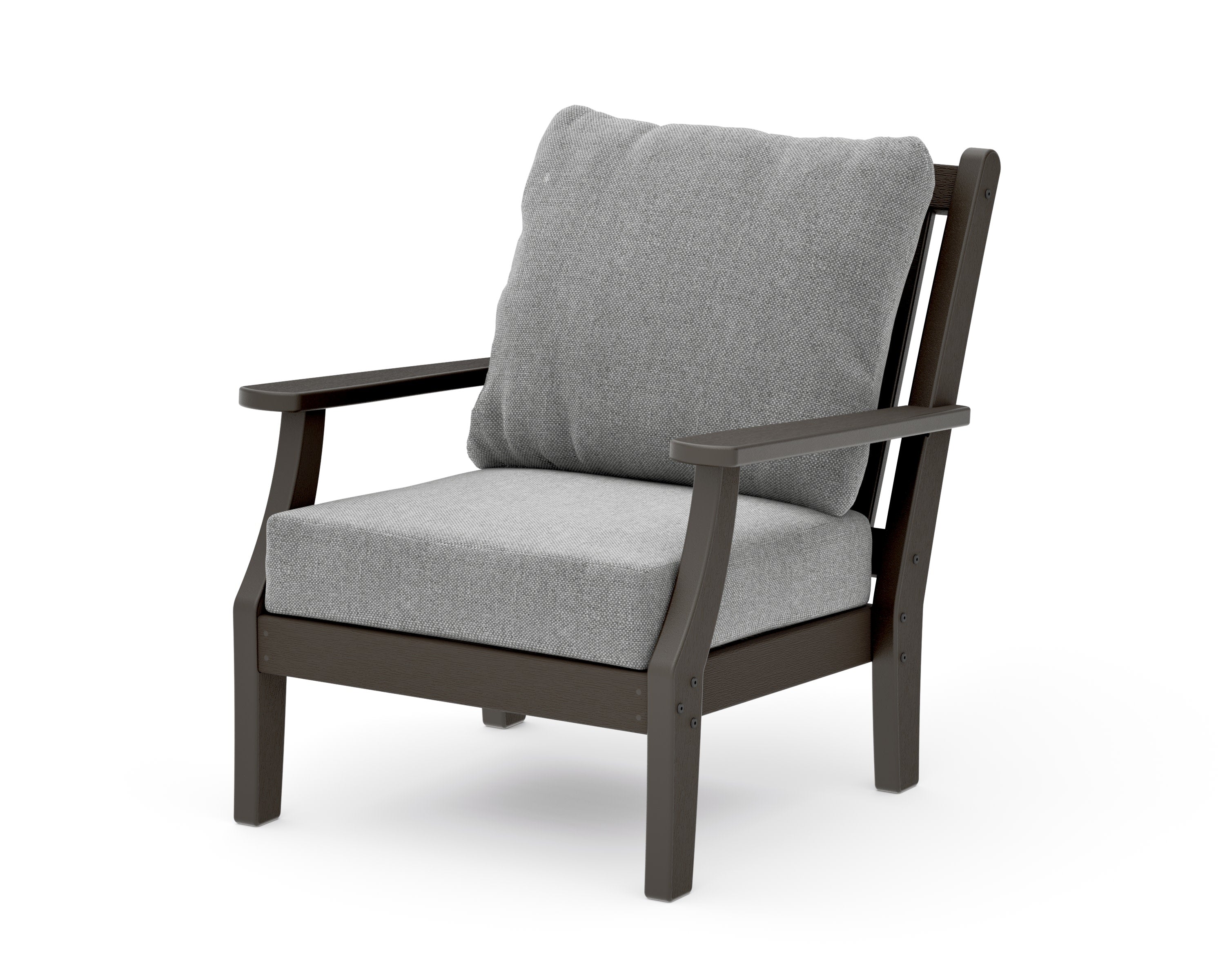 Wovendale Deep Seating Chair in Vintage Coffee / Grey Mist