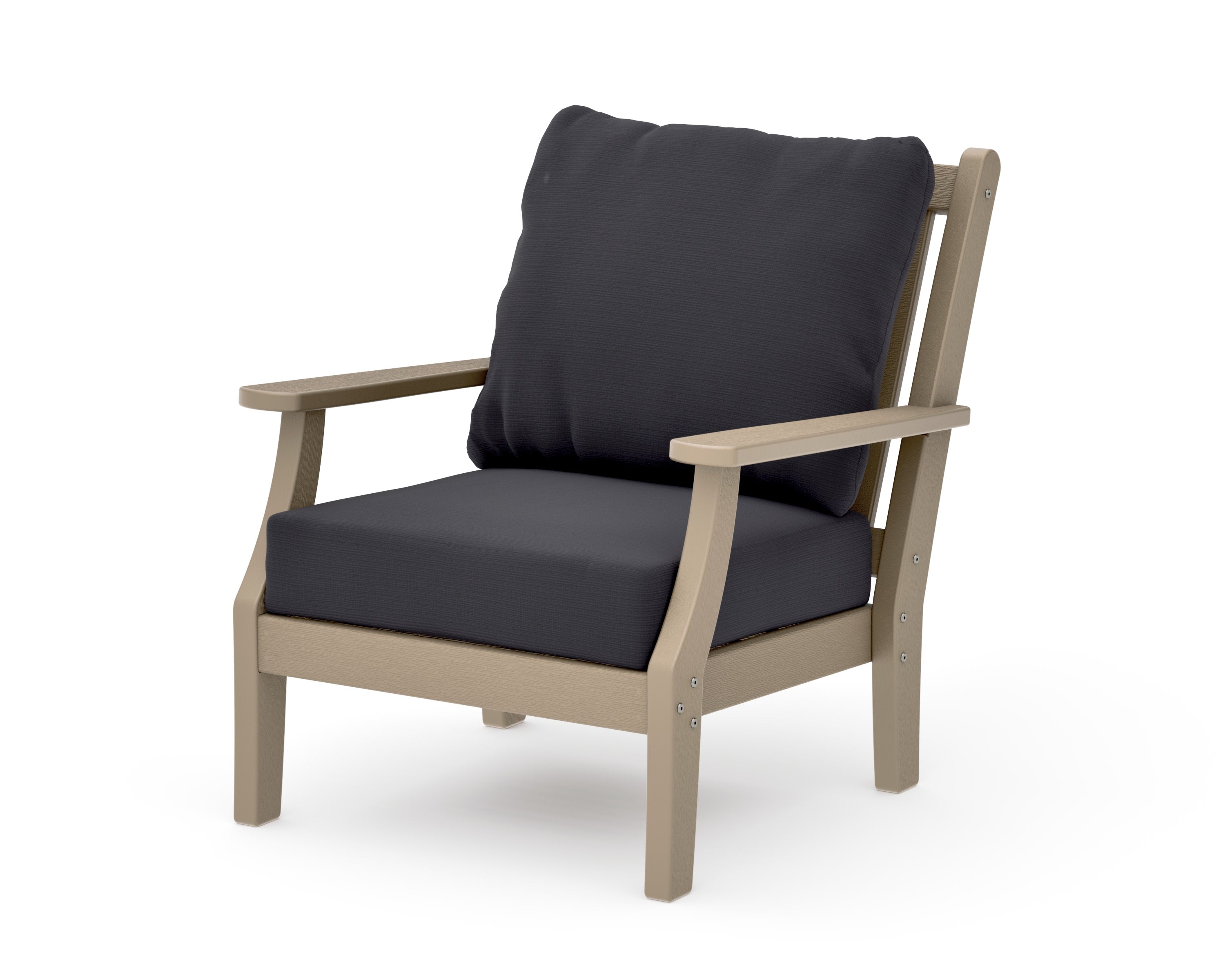 Wovendale Deep Seating Chair in Vintage Sahara / Midnight Linen