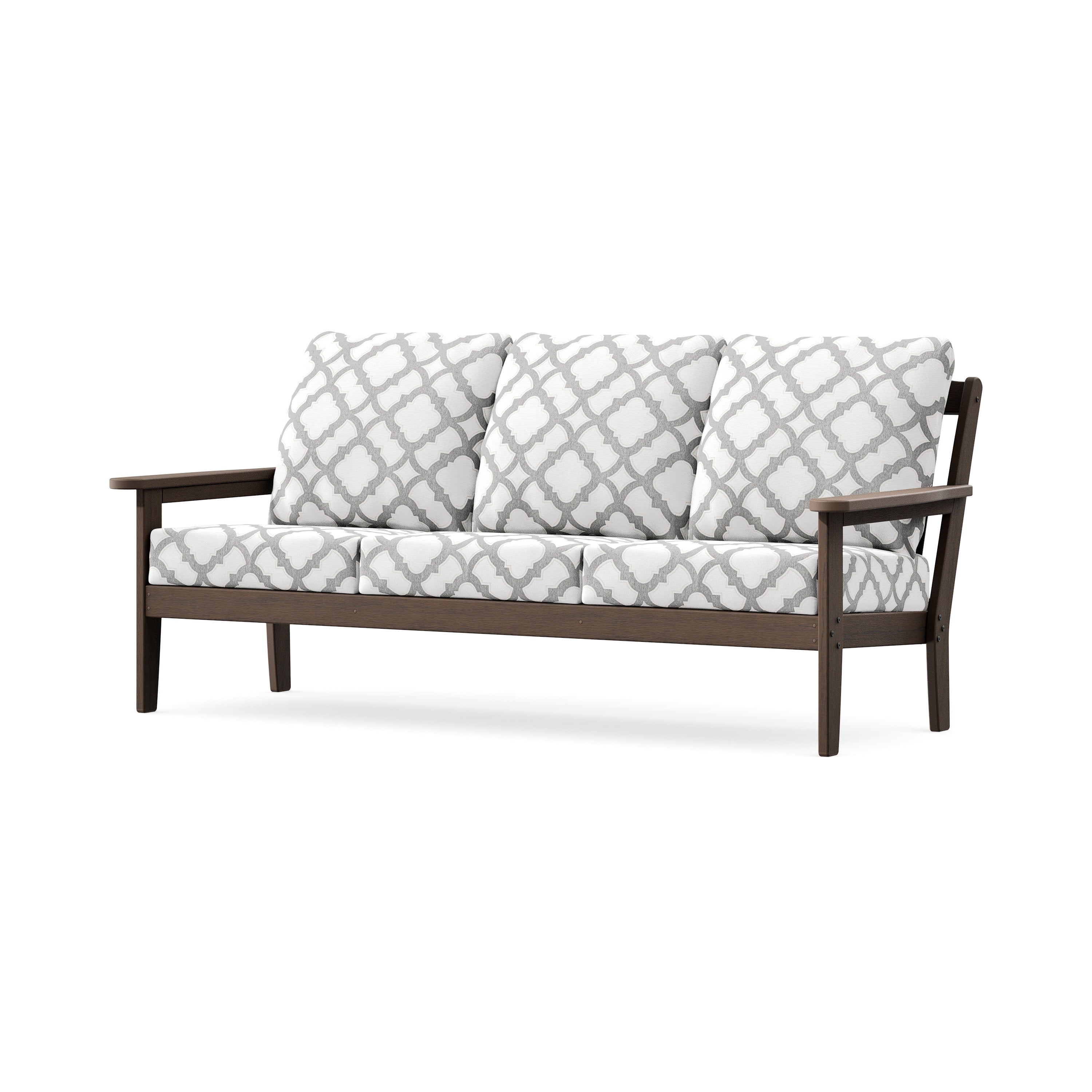 Cottage Deep Seating Sofa in Kona / Trellis Grey Mist