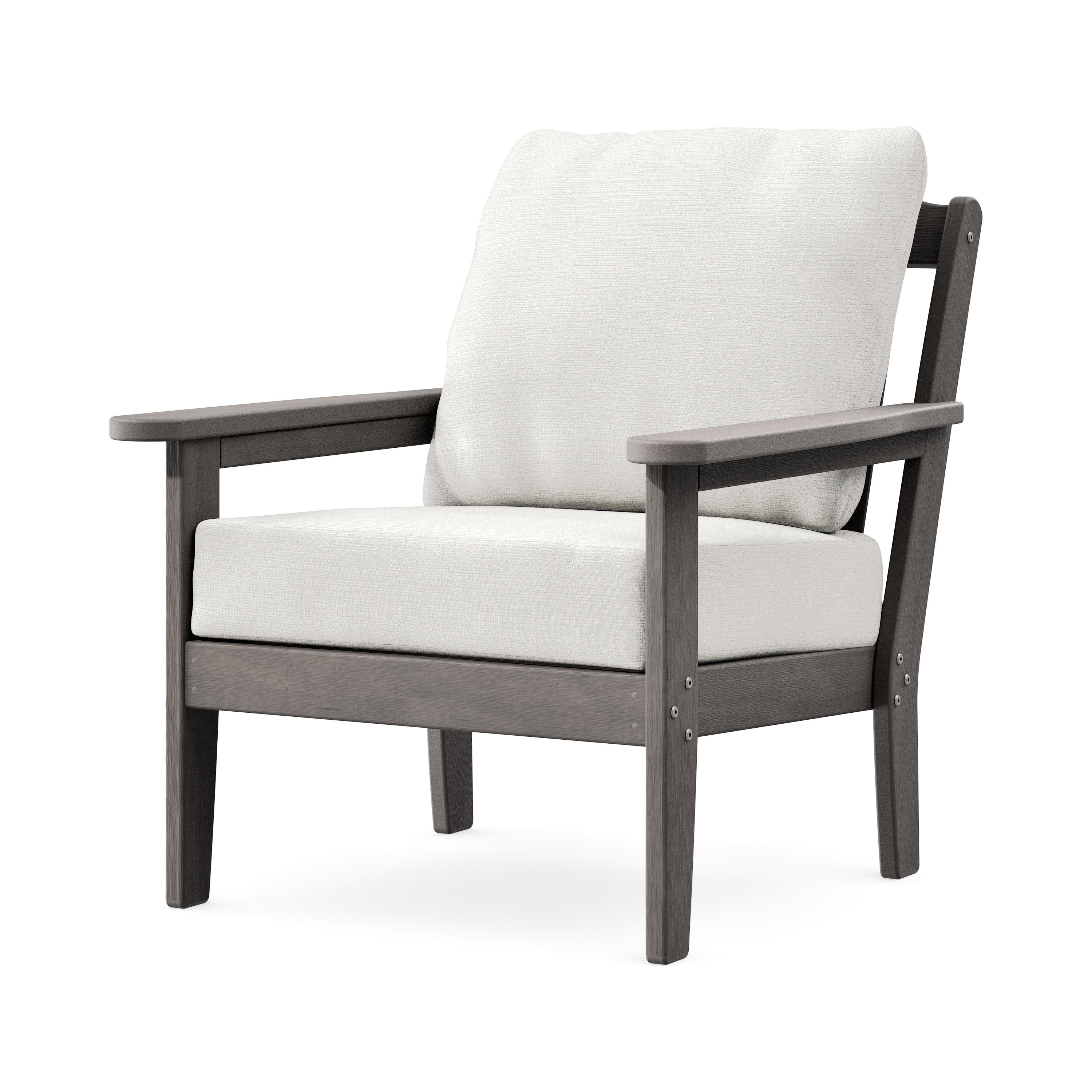 Cottage Deep Seating Chair in Driftwood / Natural Linen