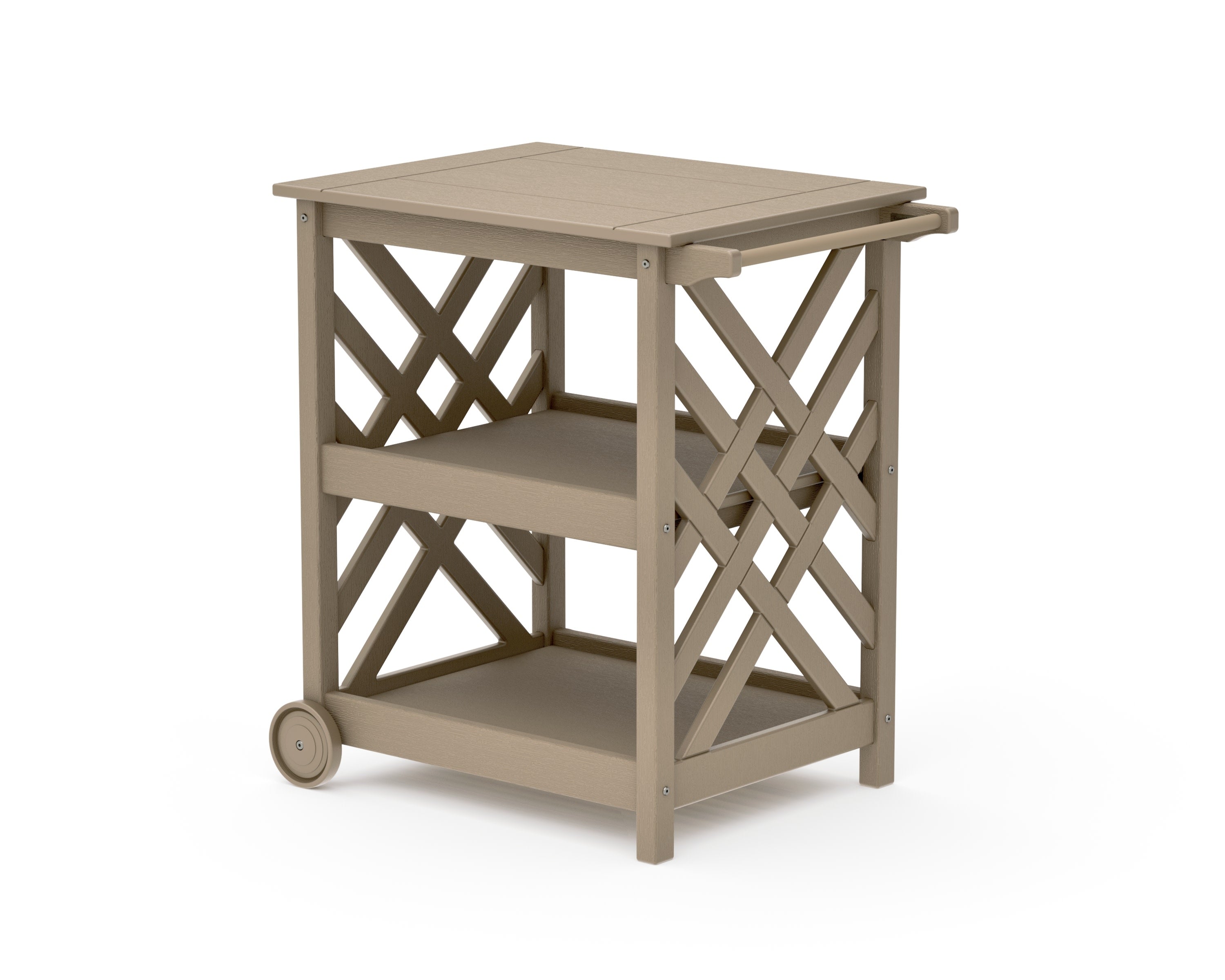 Wovendale Bar Cart in Vintage Sahara