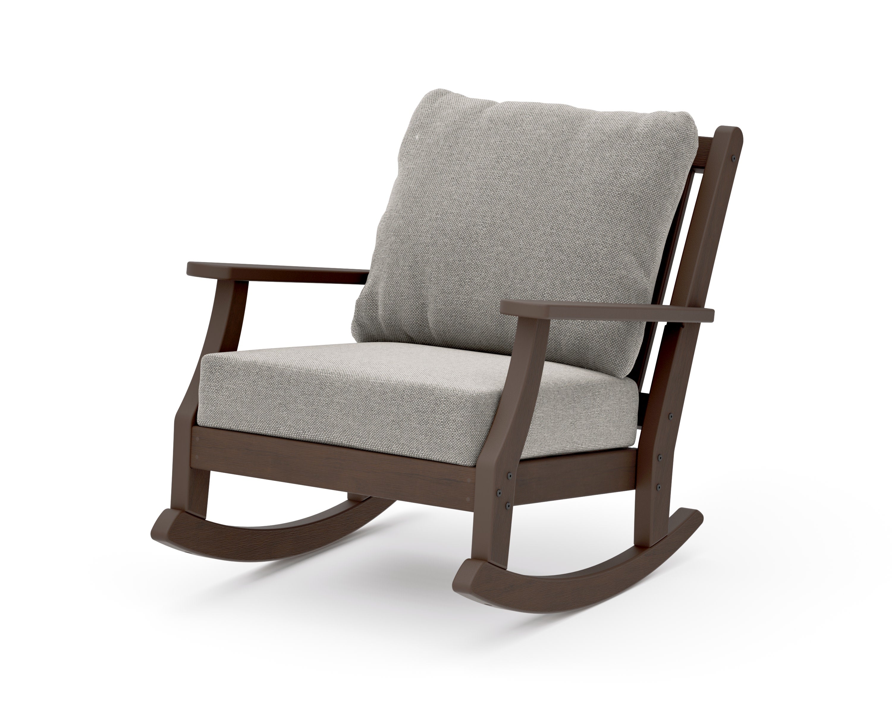 Wovendale Deep Seating Rocking Chair in Kona / Weathered Tweed