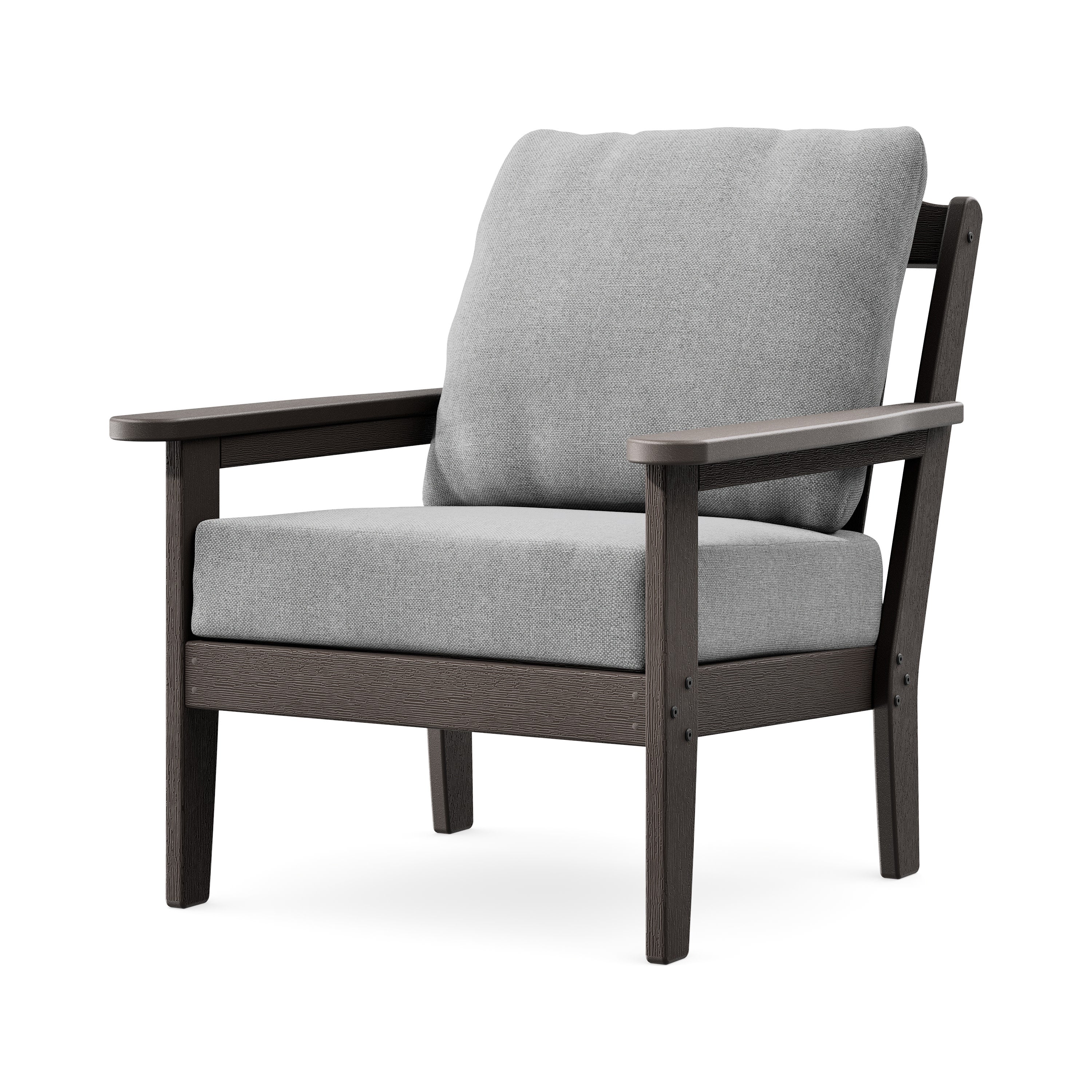 Cottage Deep Seating Chair in Vintage Coffee / Grey Mist
