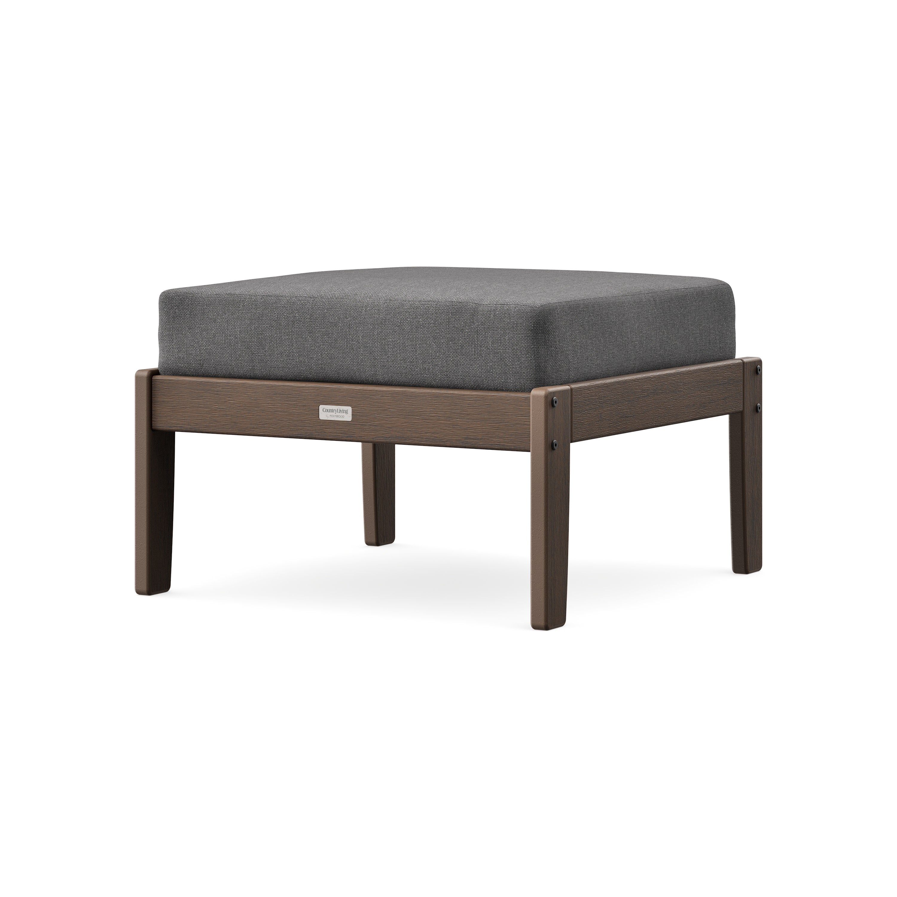 Cottage Deep Seating Ottoman in Kona / Ash Charcoal