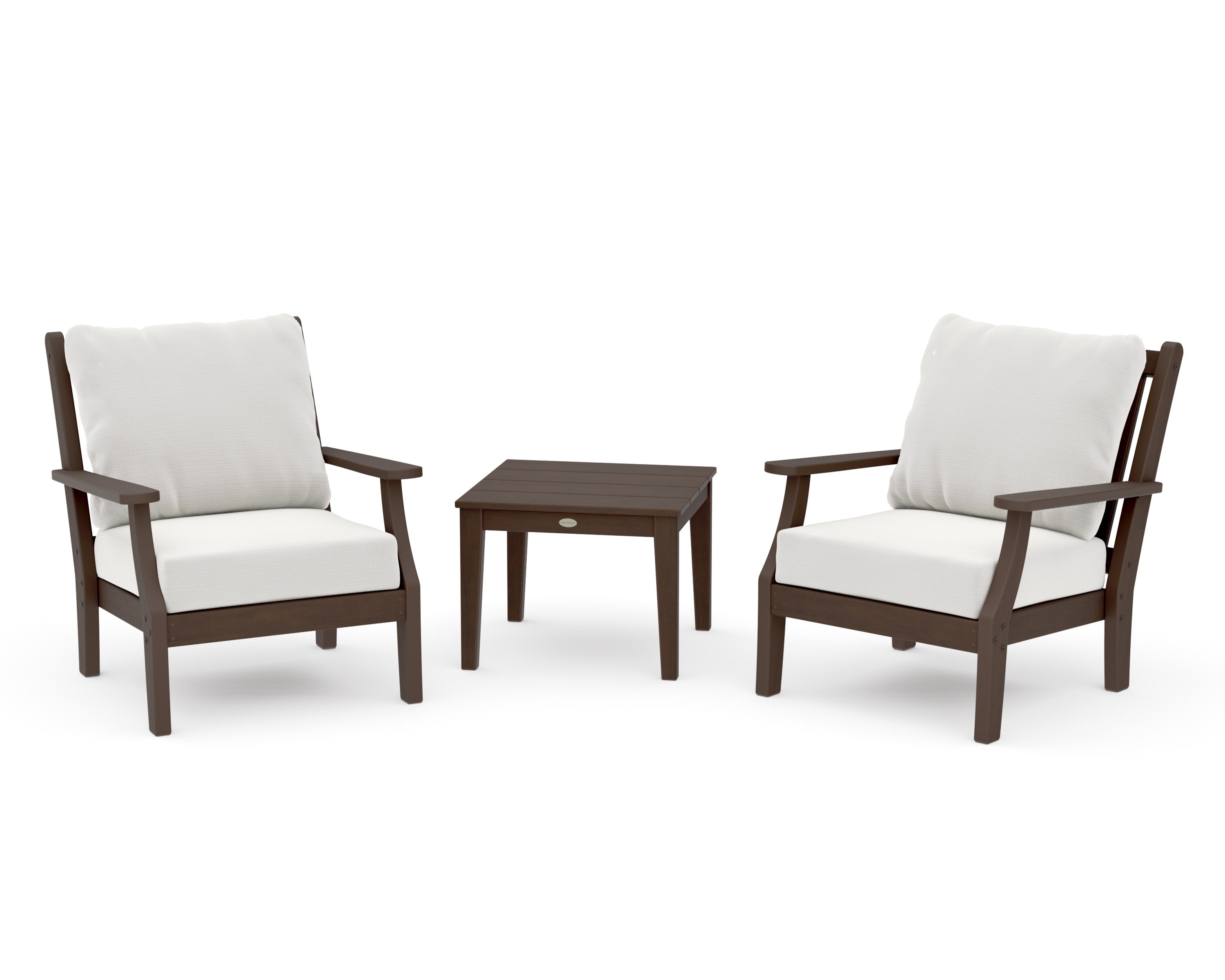 Wovendale 3-Piece Deep Seating Set in Kona / Natural Linen