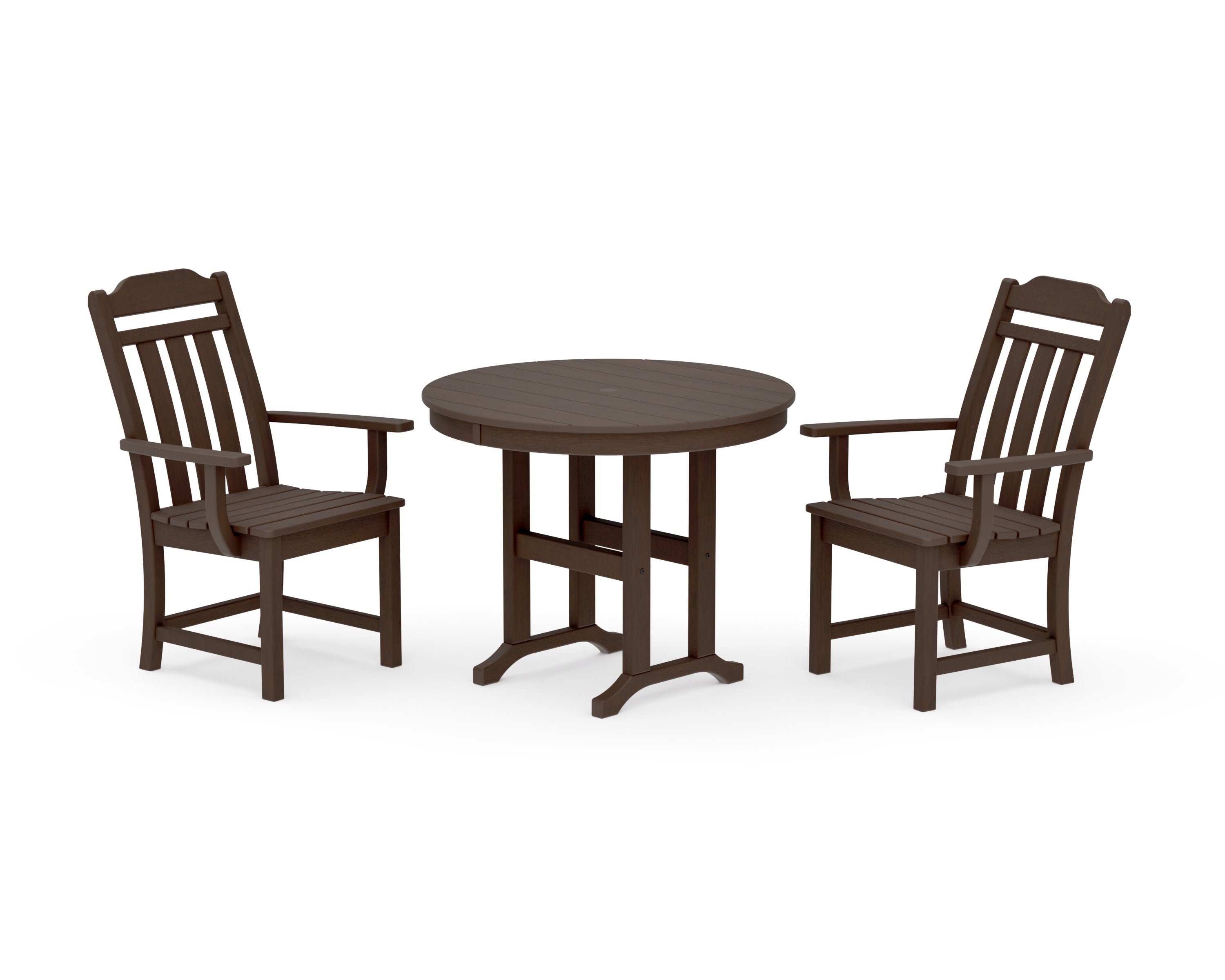 Cottage 3-Piece Farmhouse Dining Set in Kona