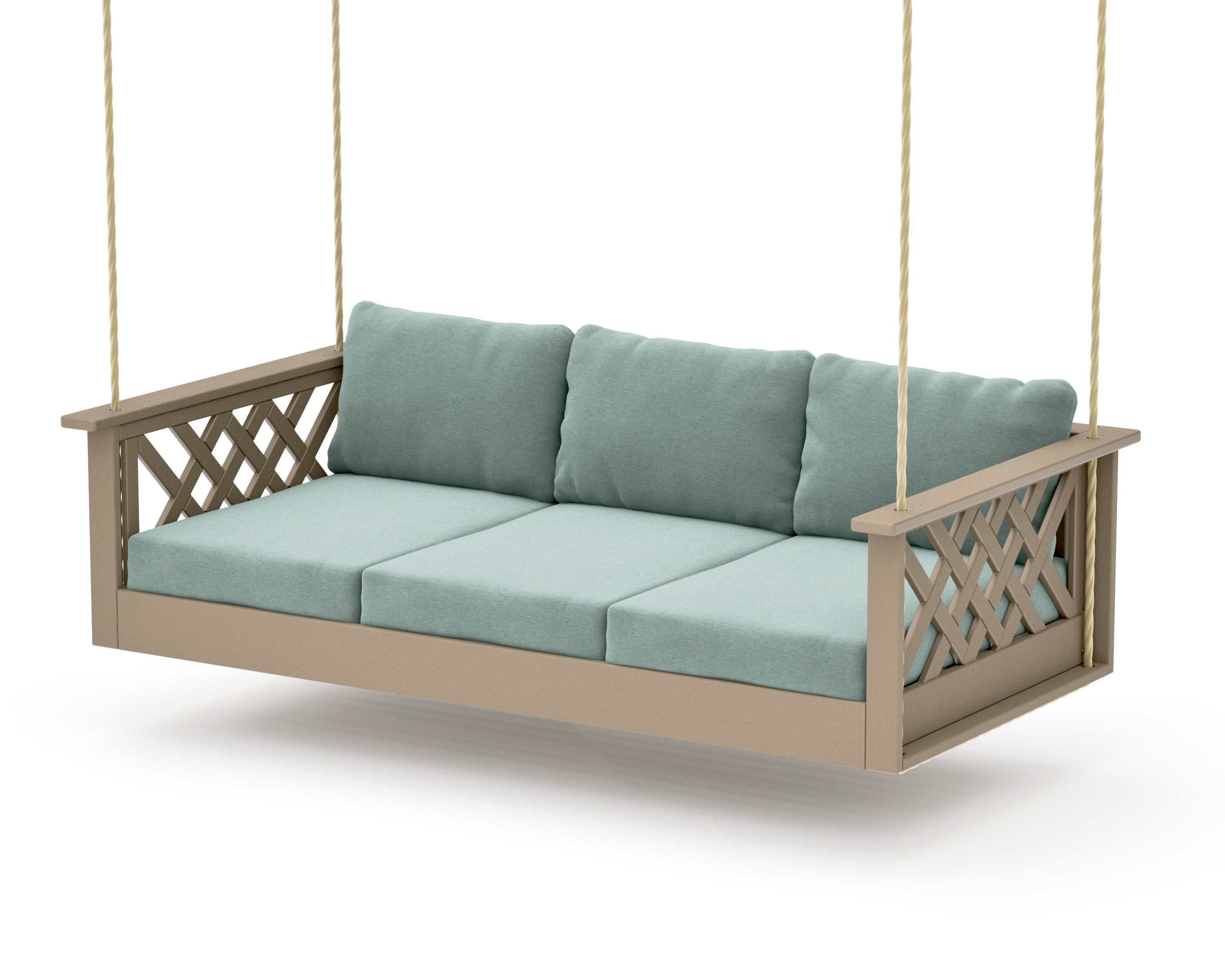 Wovendale Daybed Swing in Vintage Sahara / Glacier Spa