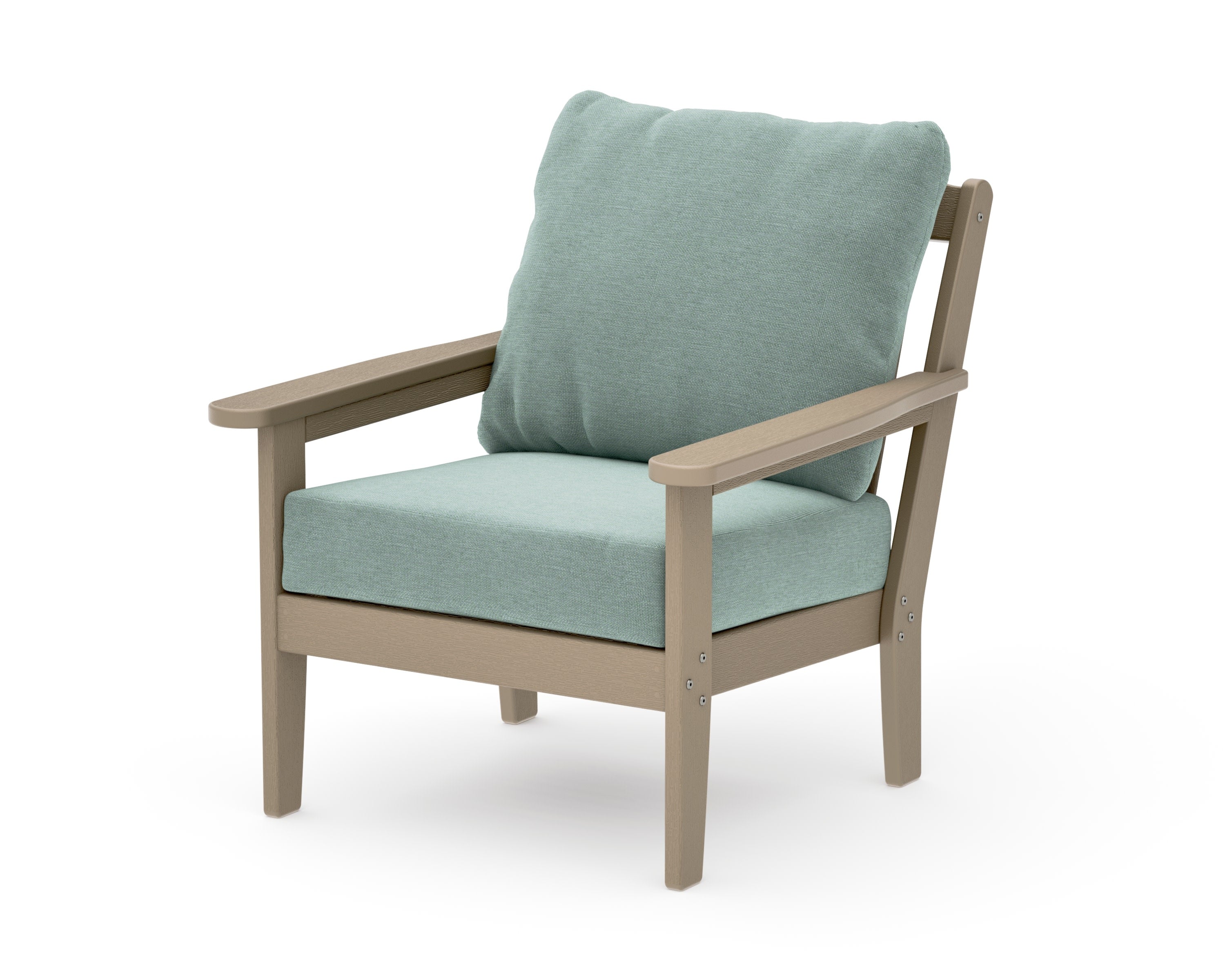 Cottage Deep Seating Chair in Vintage Sahara / Glacier Spa