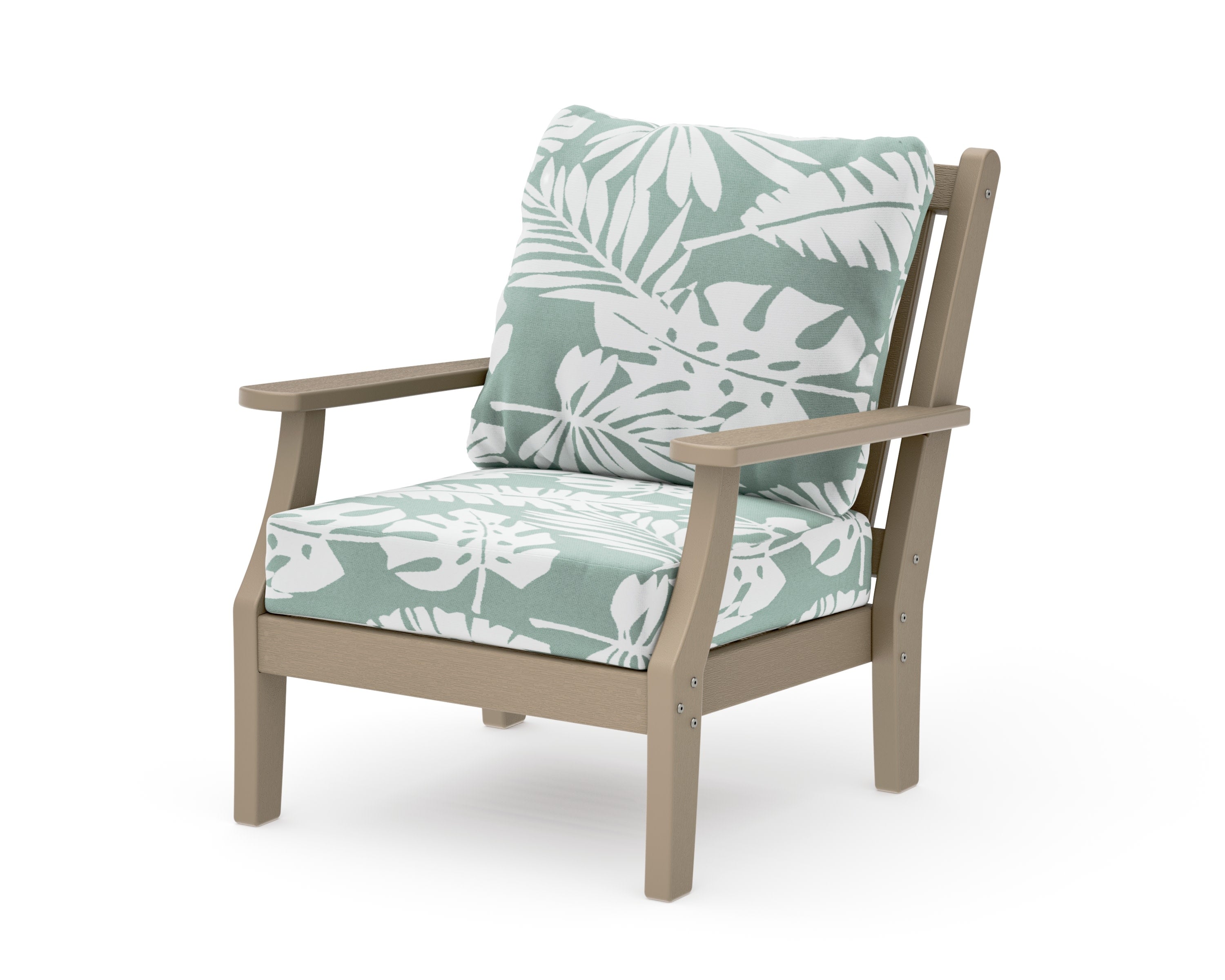 Wovendale Deep Seating Chair in Vintage Sahara / Leaf Glacier Spa