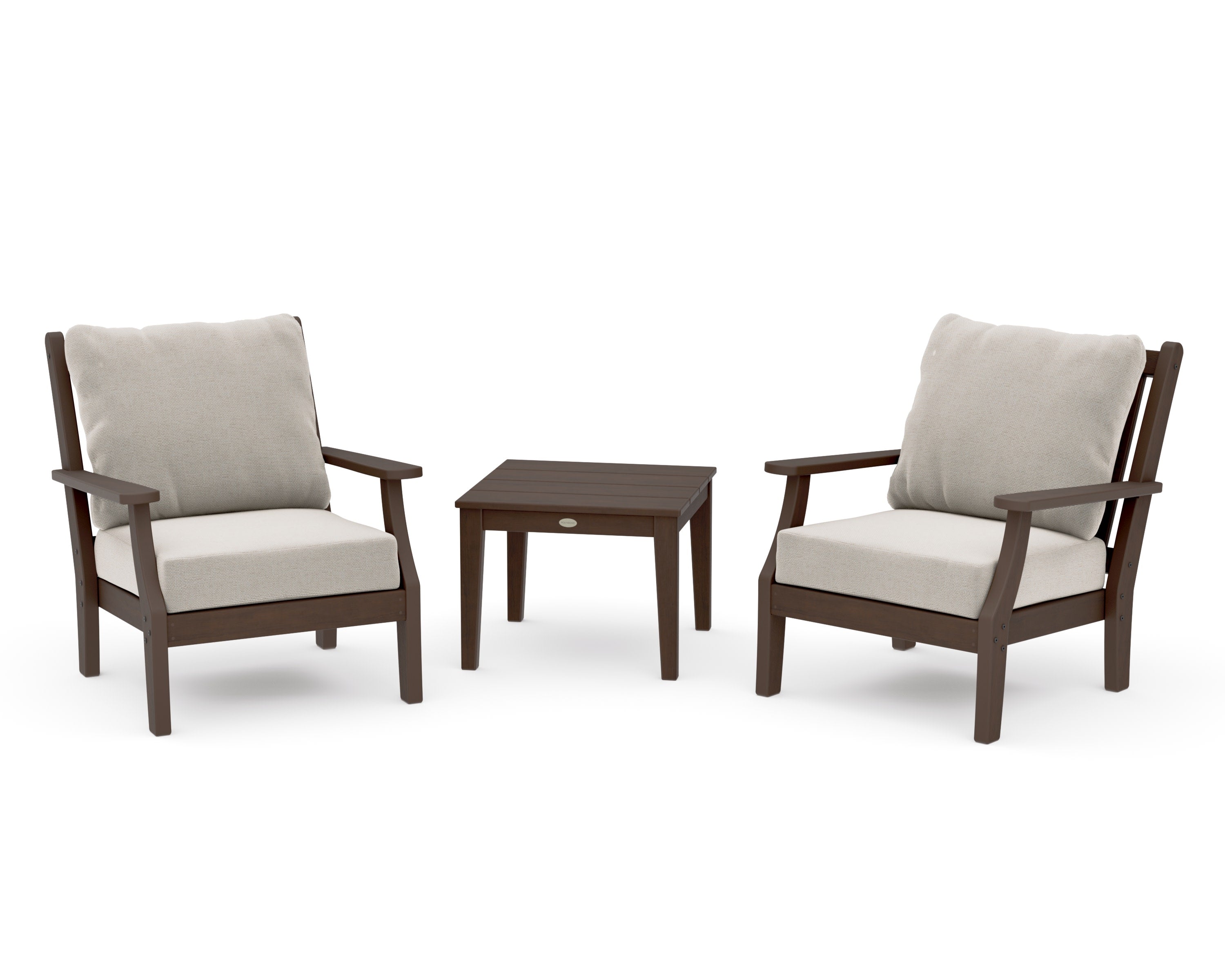Wovendale 3-Piece Deep Seating Set in Kona / Dune Burlap