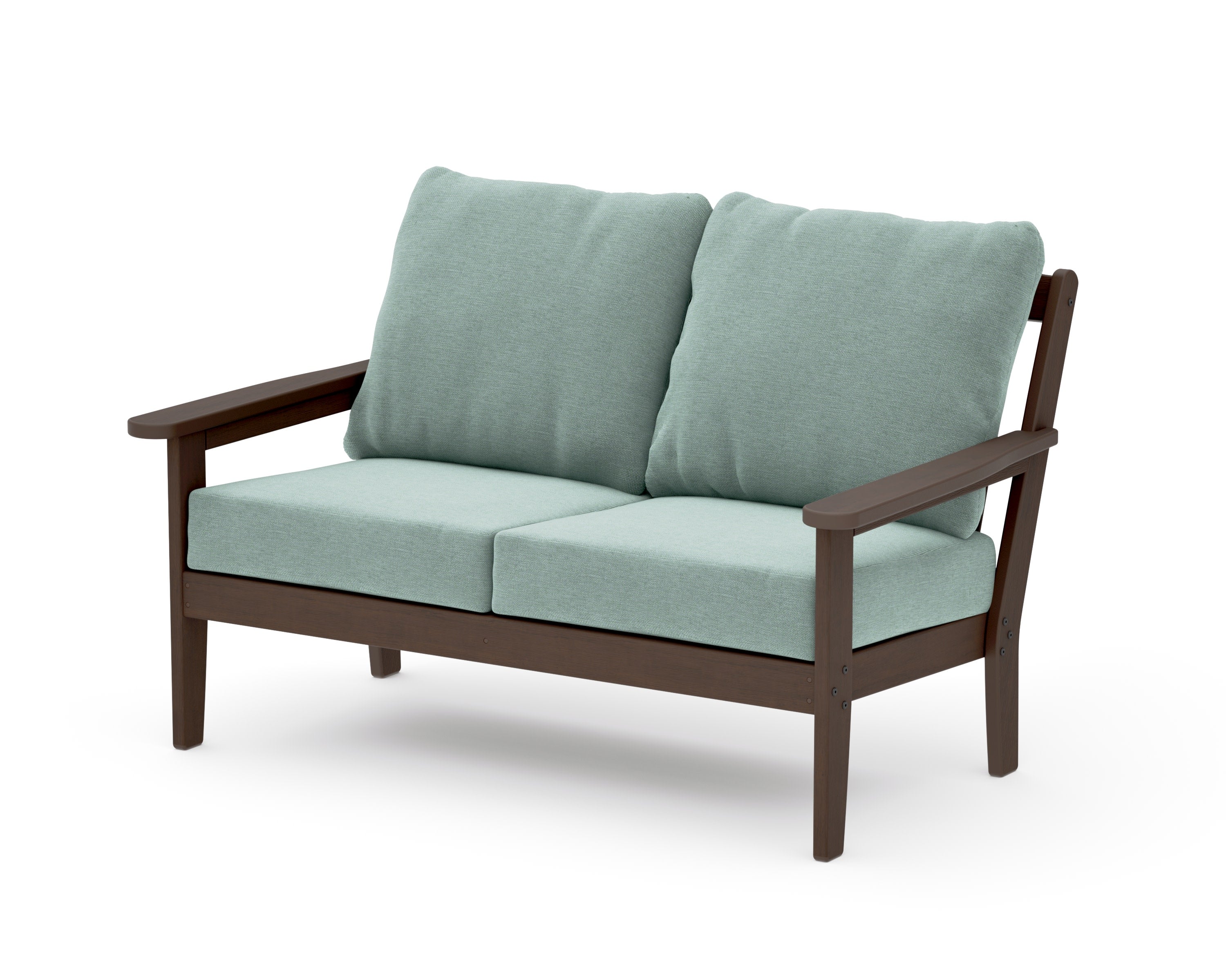 Cottage Deep Seating Loveseat in Kona / Glacier Spa