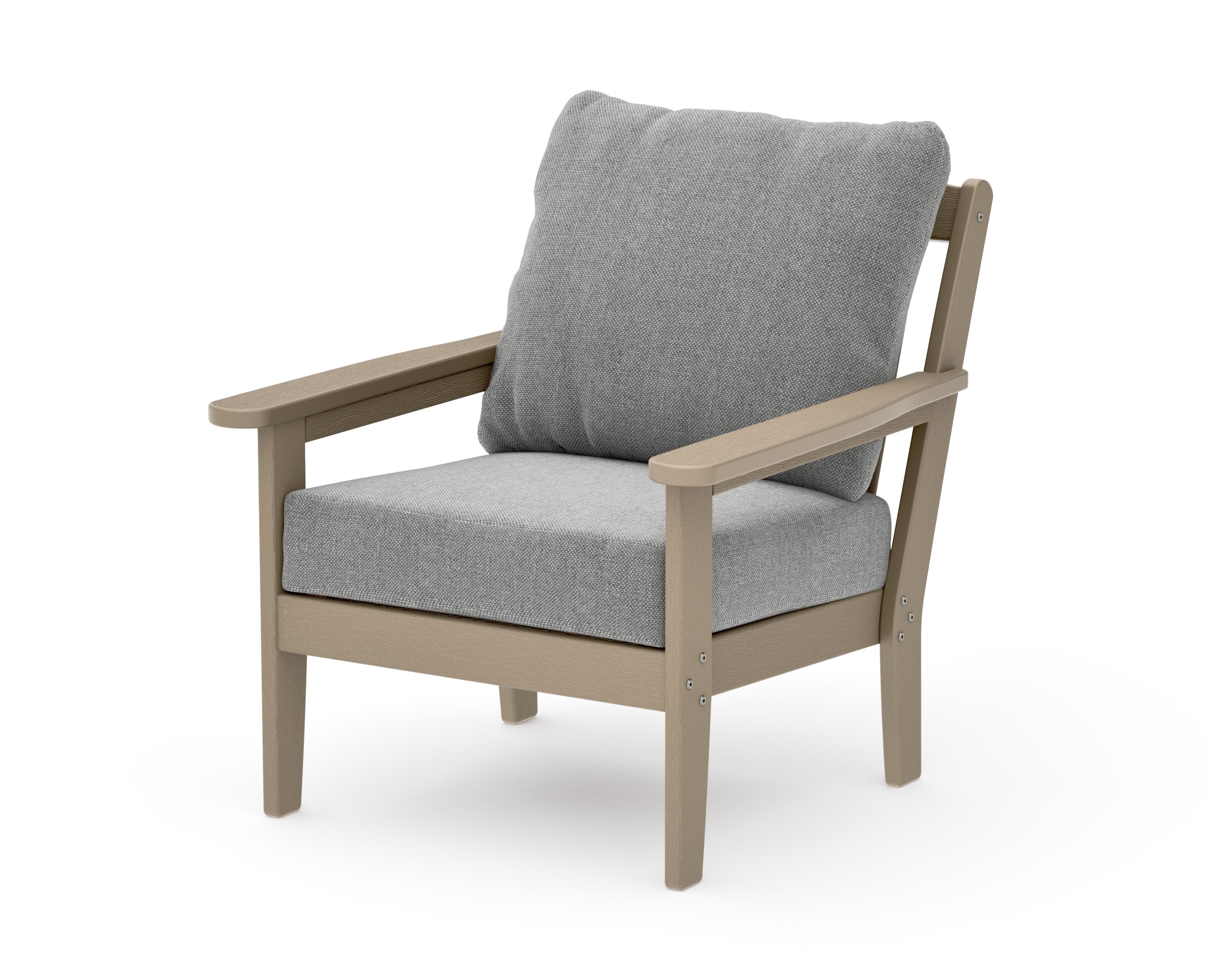 Cottage Deep Seating Chair in Vintage Sahara / Grey Mist