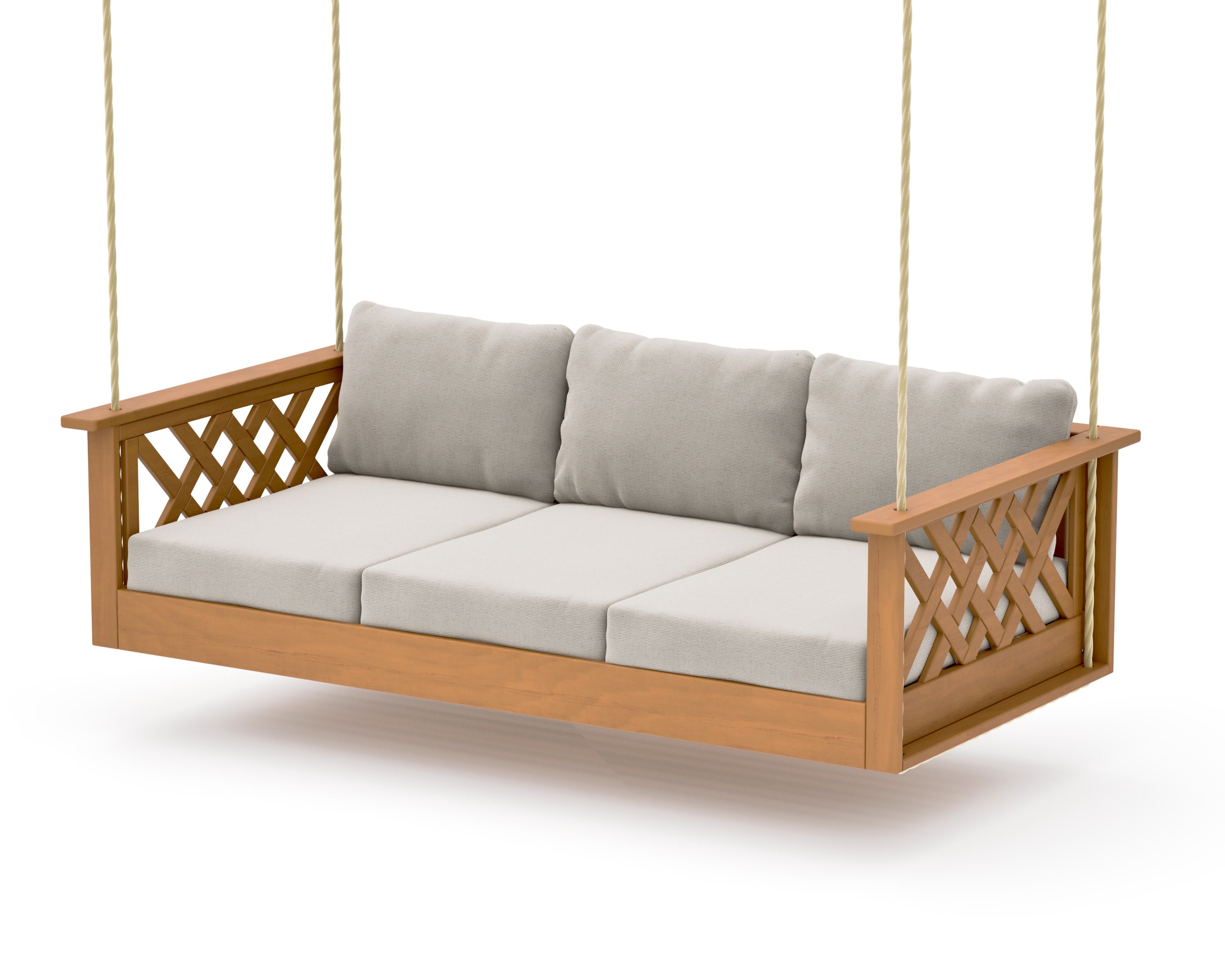 Wovendale Daybed Swing in Natural / Dune Burlap