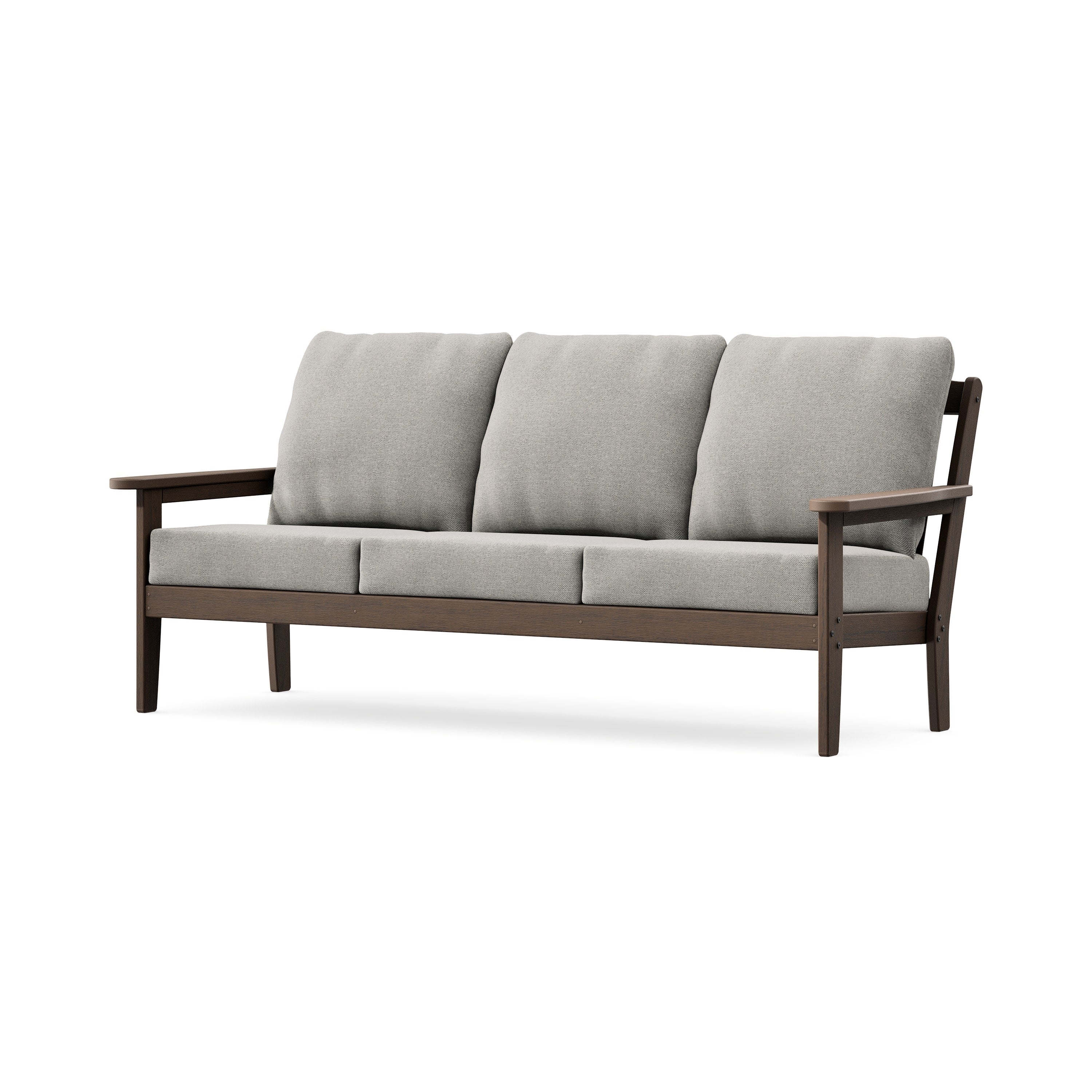 Cottage Deep Seating Sofa in Kona / Weathered Tweed