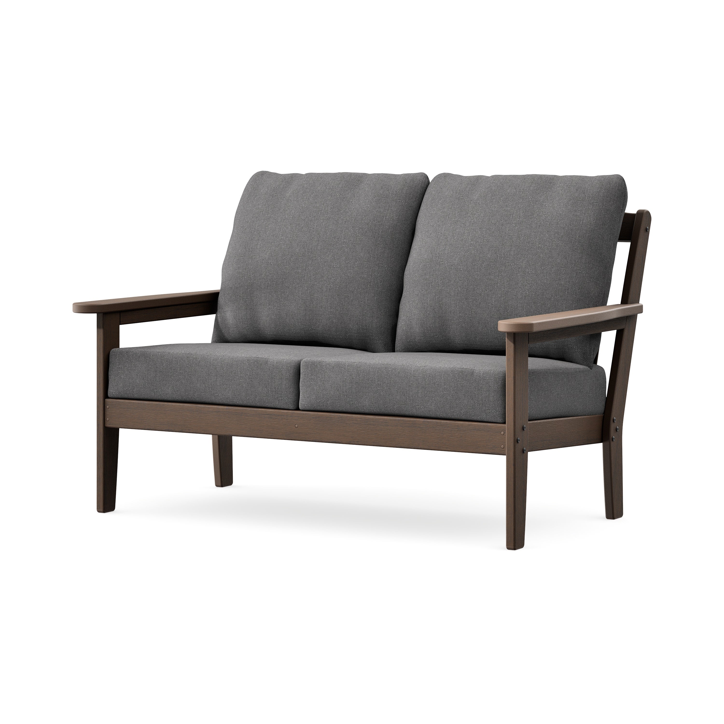 Cottage Deep Seating Loveseat in Kona / Ash Charcoal