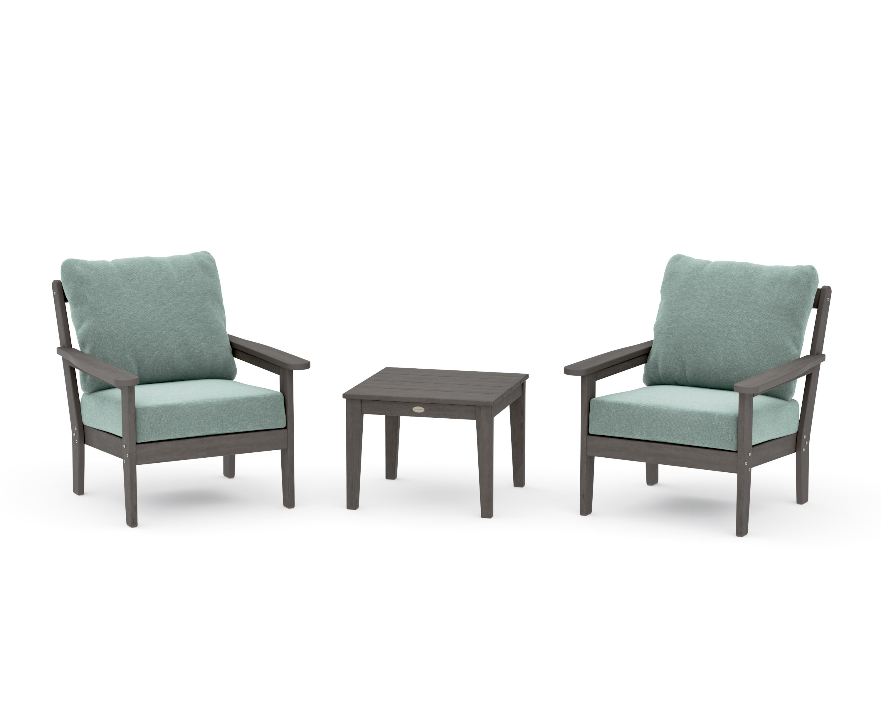 Cottage 3-Piece Deep Seating Set in Driftwood / Glacier Spa