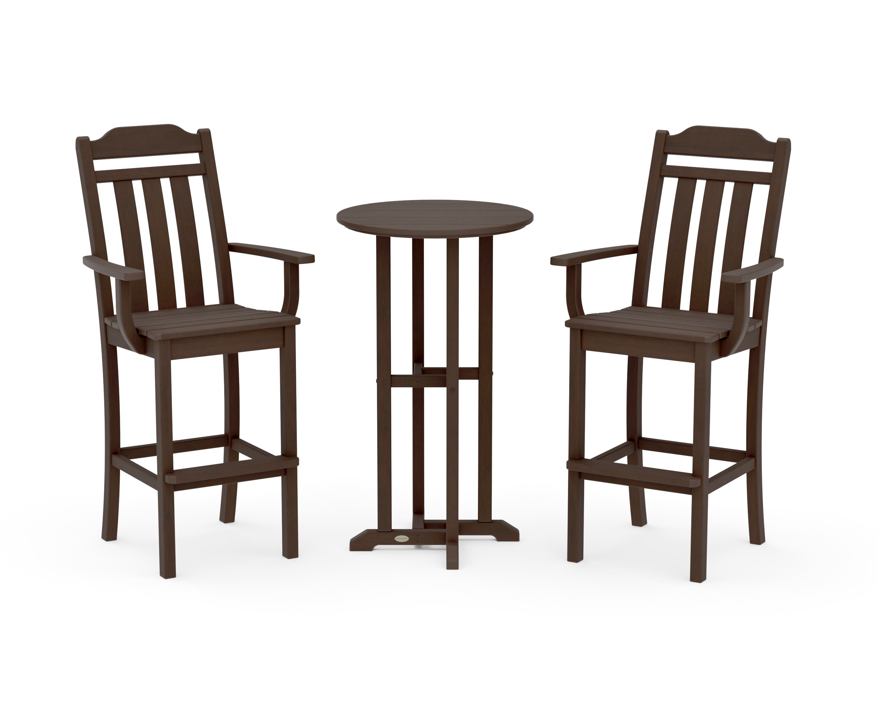 Cottage 3-Piece Farmhouse Bar Set in Kona
