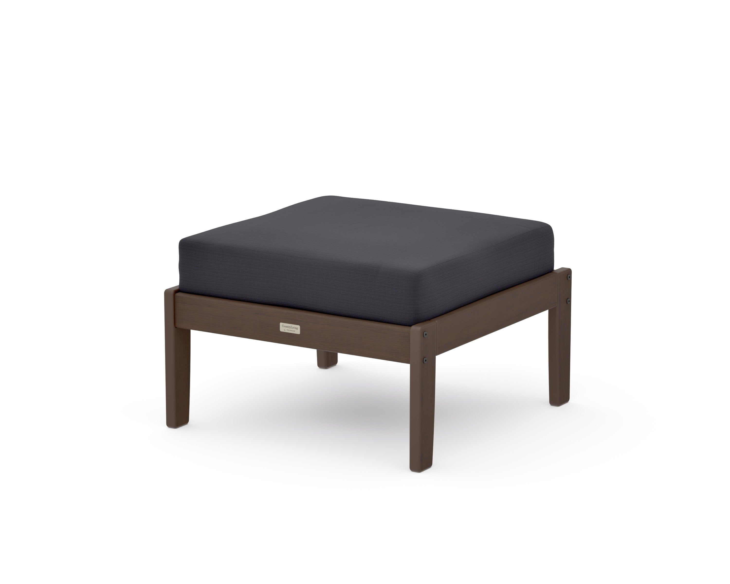 Cottage Deep Seating Ottoman in Kona / Midnight Linen