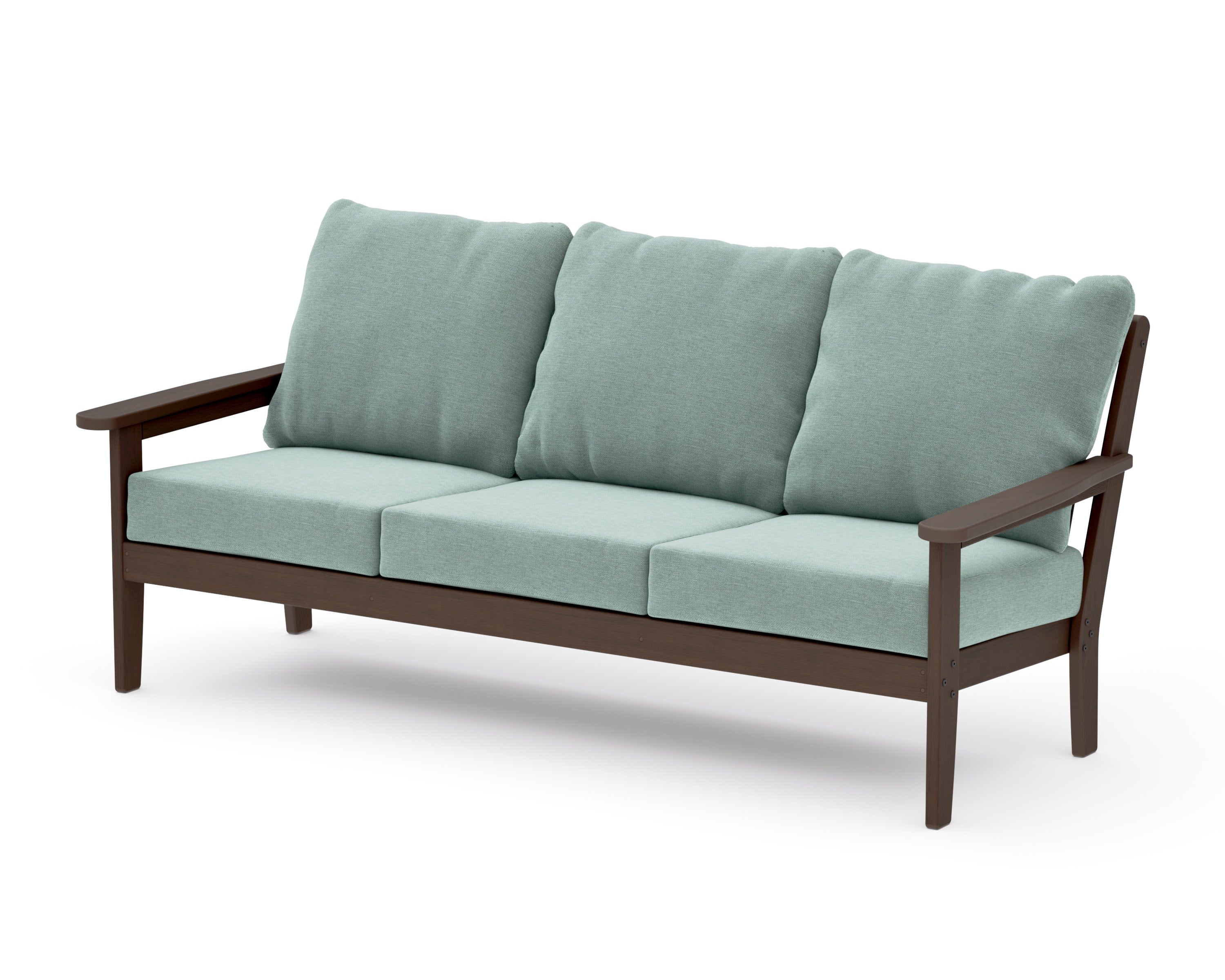 Cottage Deep Seating Sofa in Kona / Glacier Spa