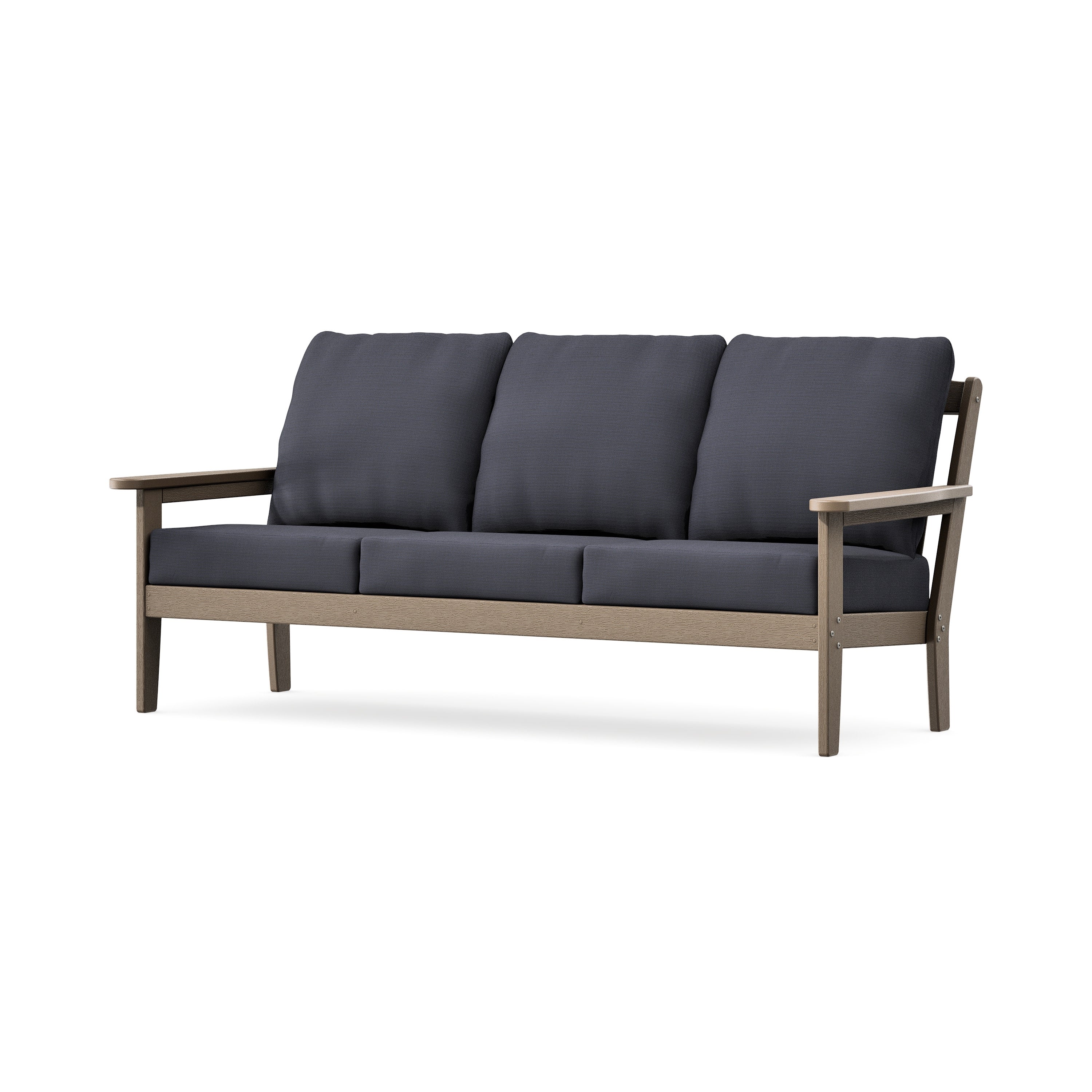 Cottage Deep Seating Sofa in Vintage Sahara / Midnight Linen